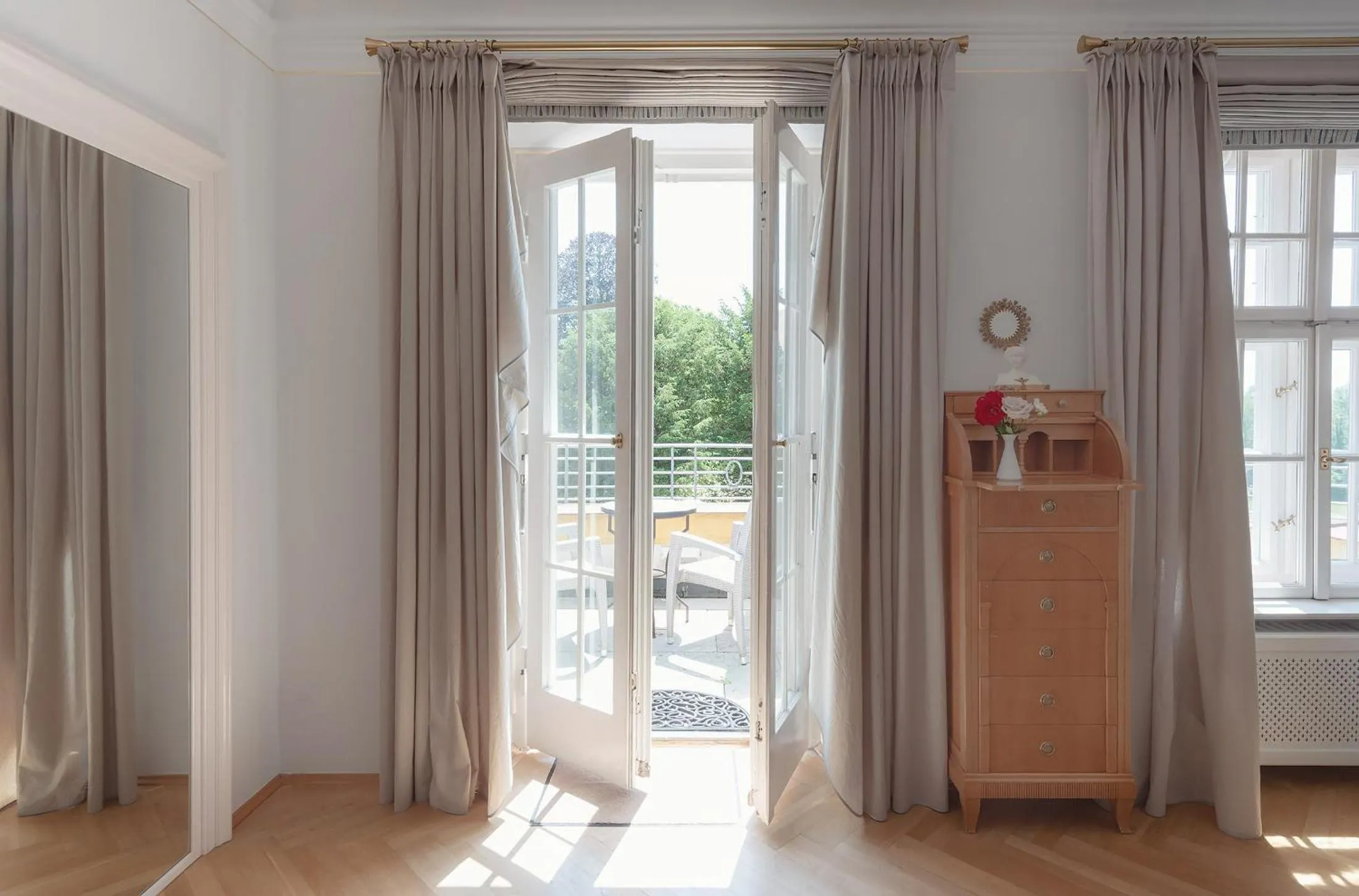 Living room in Biohotel Schlossgut Oberambach