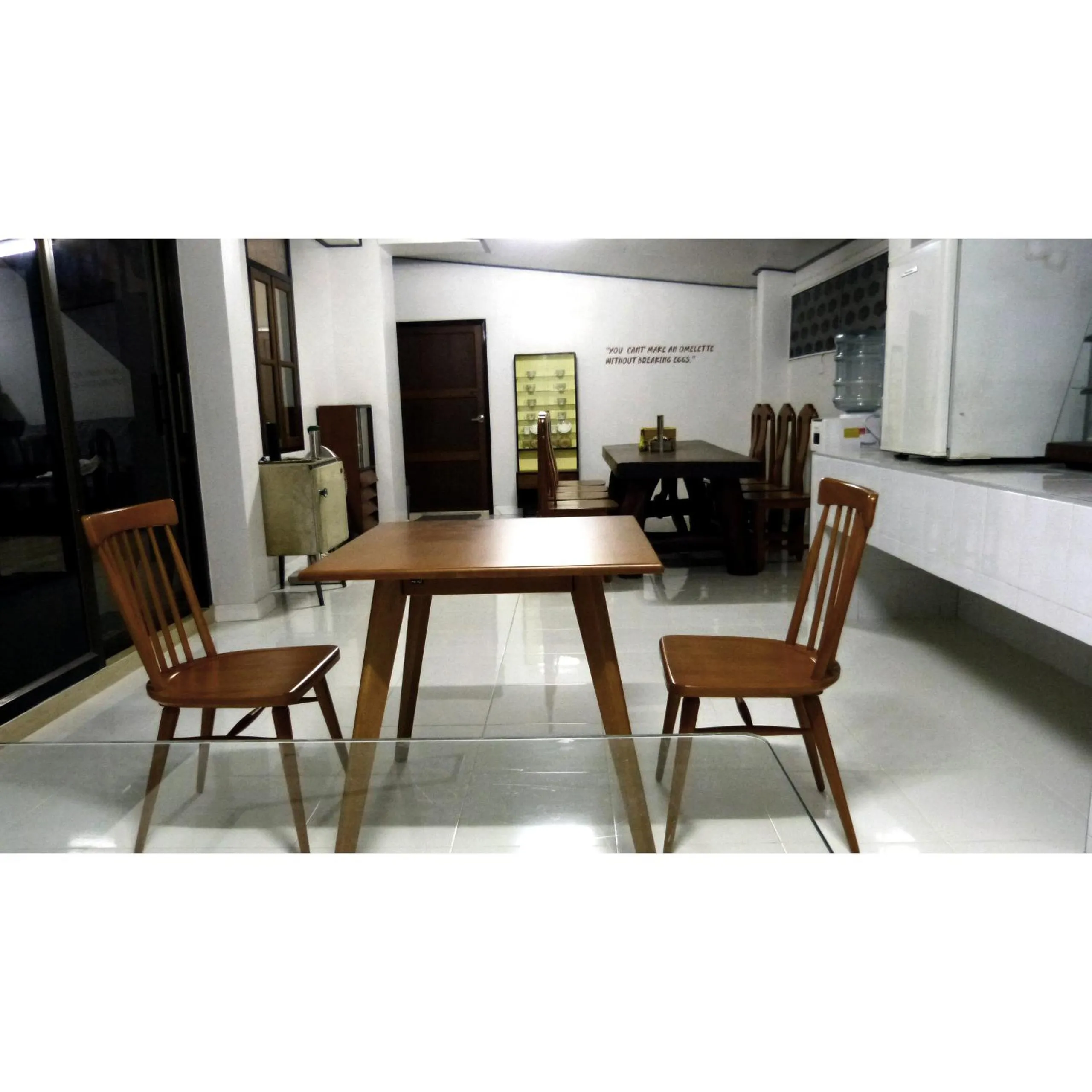 Kitchen or kitchenette in Banya BnB ที่พักบ้านย่าบีแอนด์บี เมืองประจวบฯ