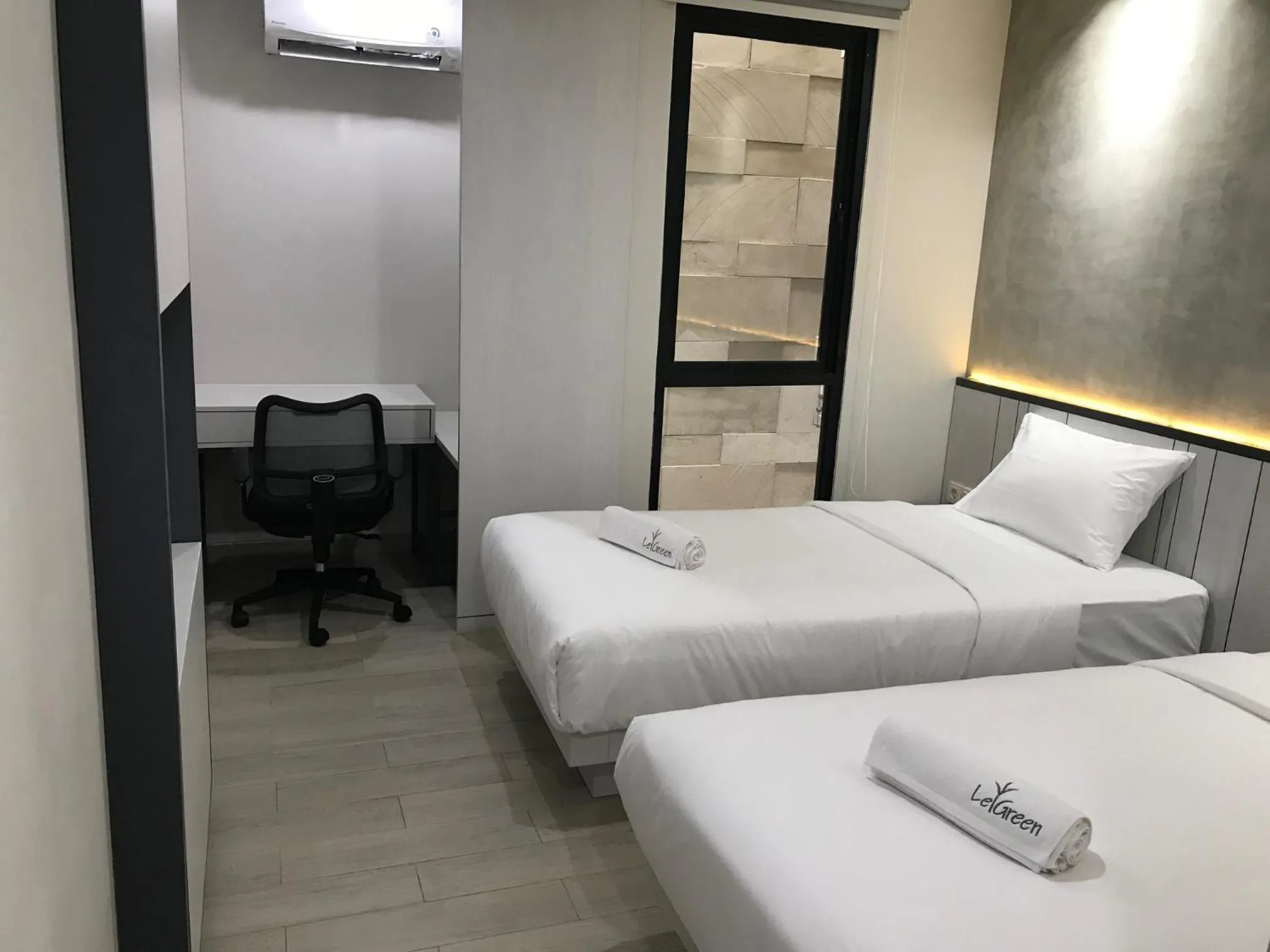 Bed in LeGreen Suite Semanggi