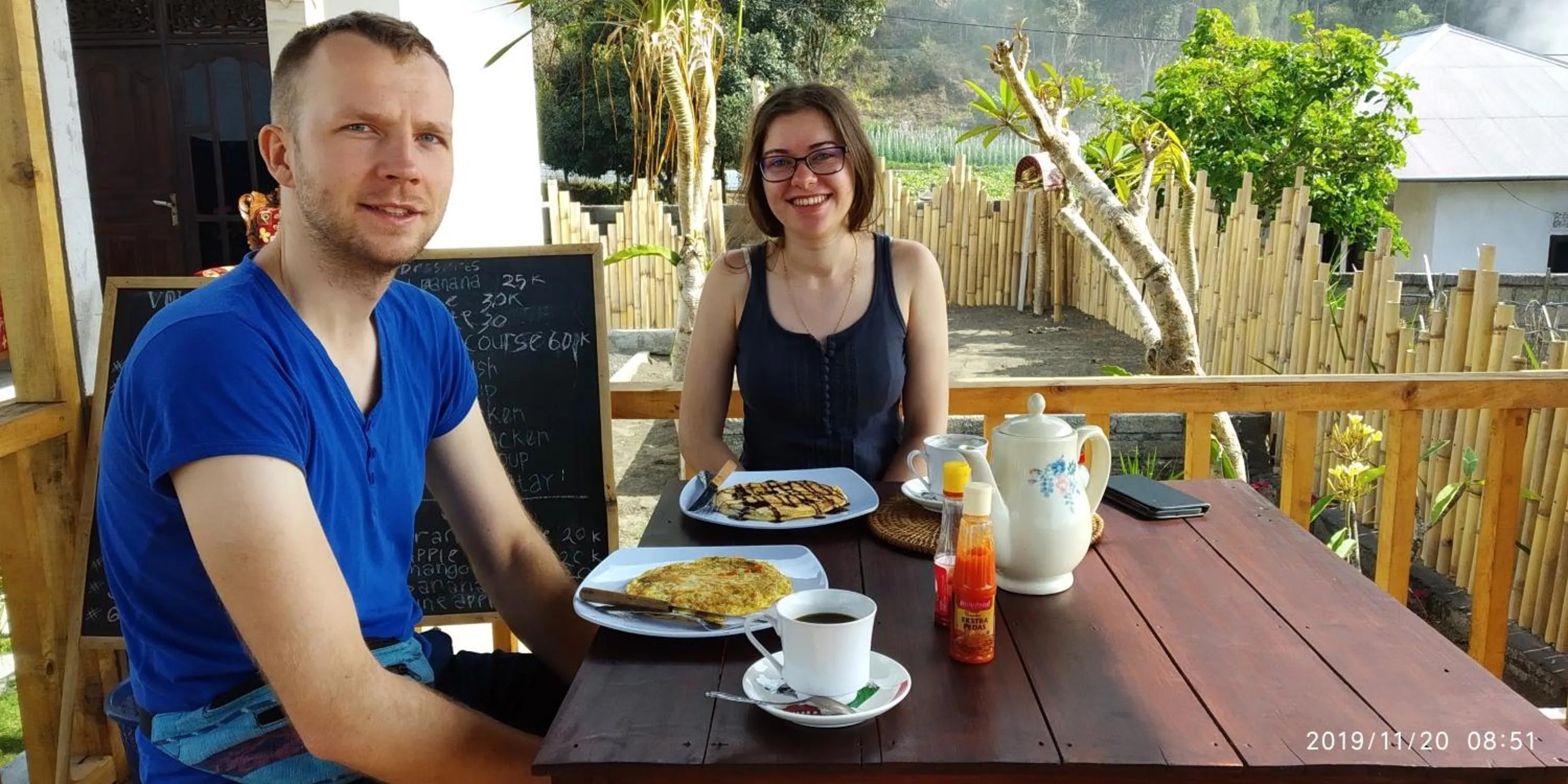 Breakfast in Batur Homestay and Lodge