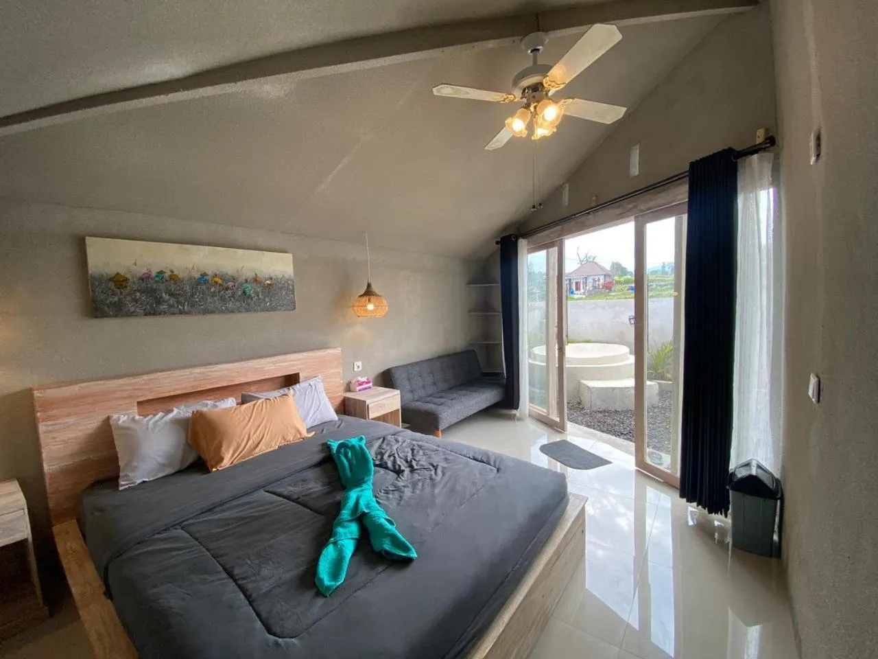 Bed in Batur Homestay and Lodge