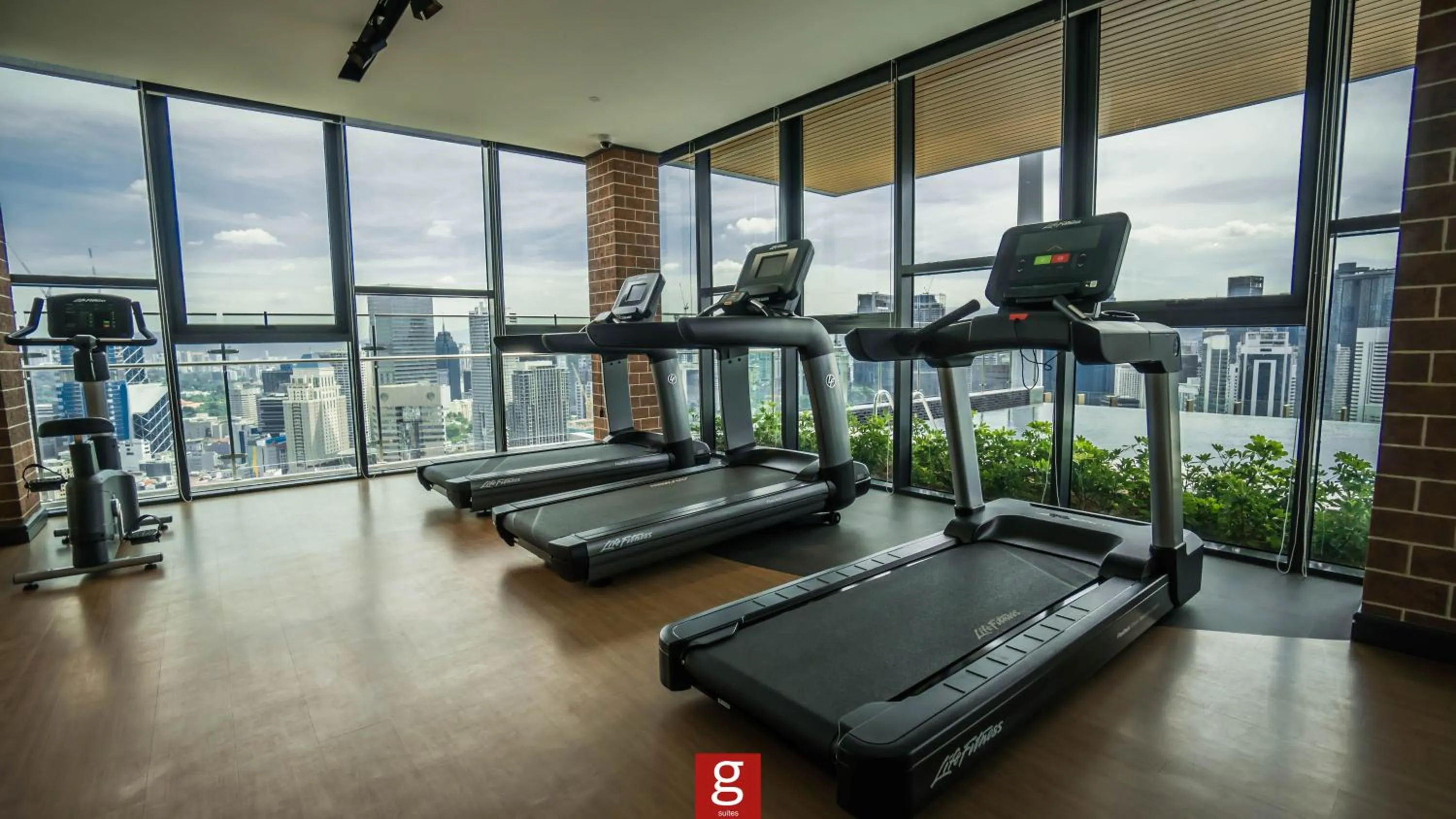 Fitness centre/facilities in Ceylonz Suites KLCC Rooftop Infinity Pool KL Tower View