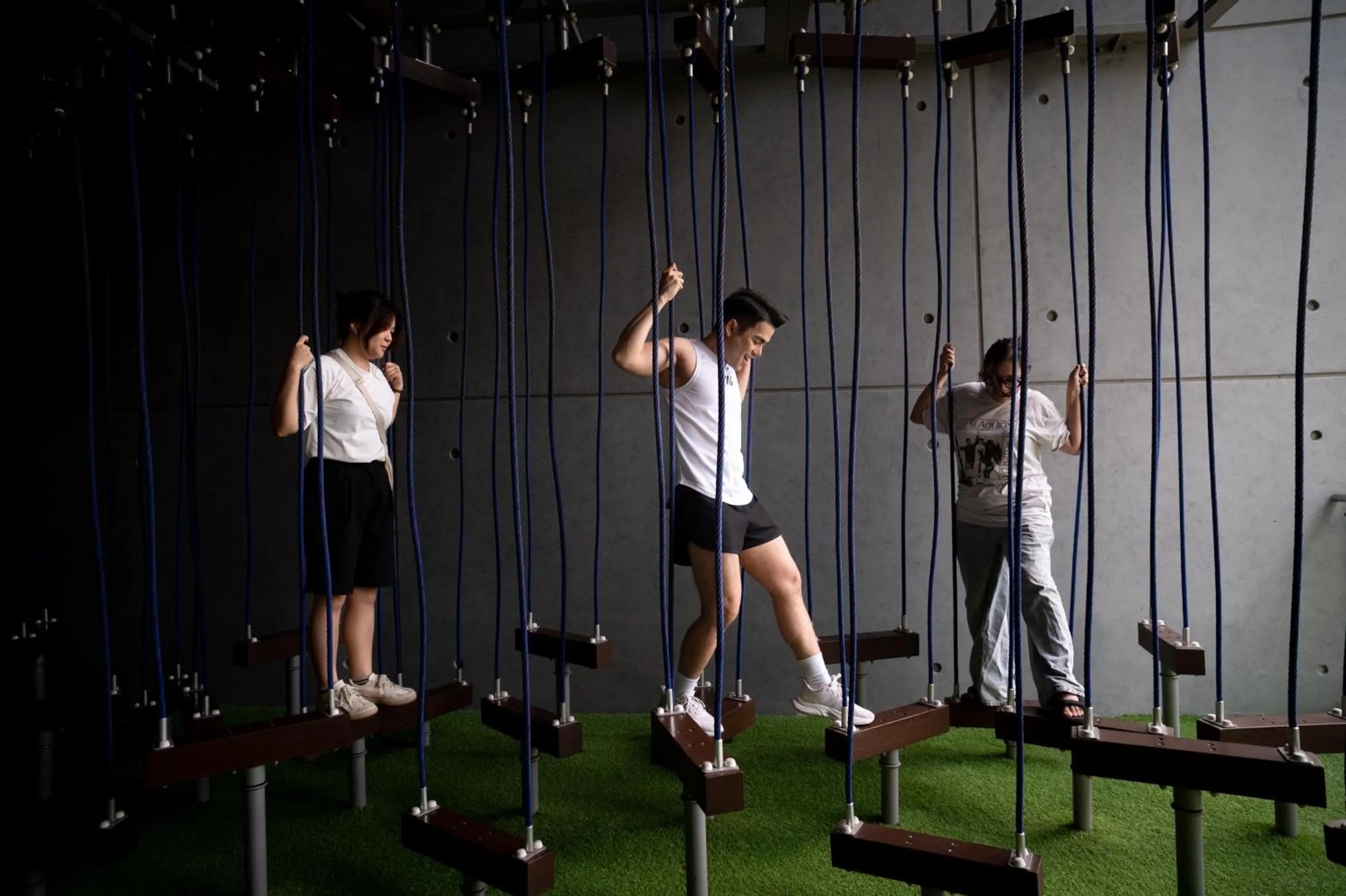 Balcony/Terrace in Ceylonz Suites KLCC Rooftop Infinity Pool KL Tower View