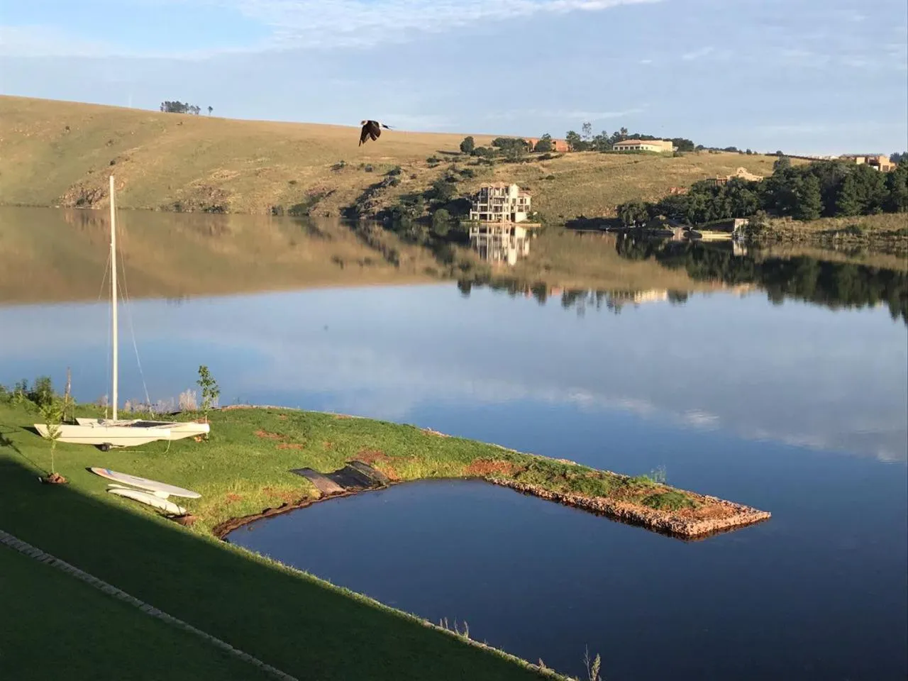 River view in Sedgefield Lodge