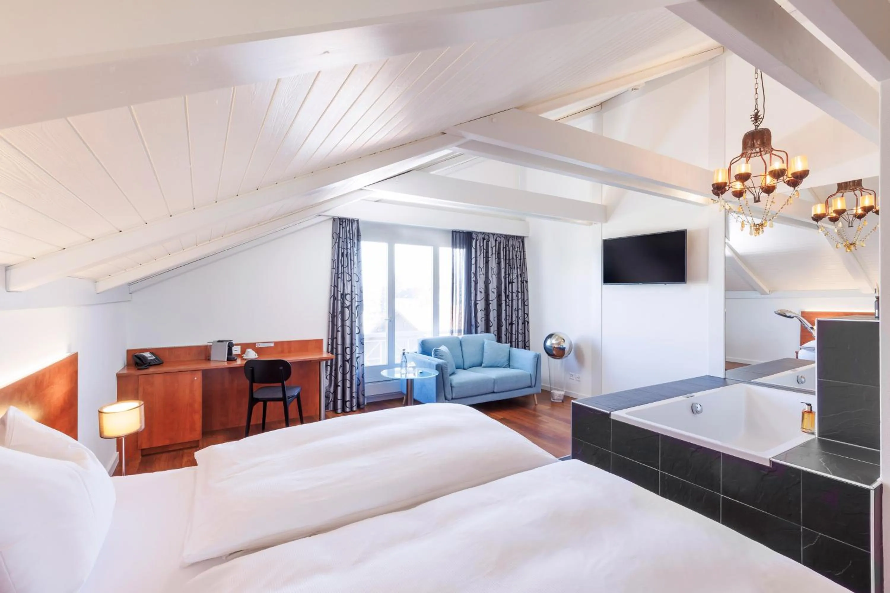 Bed in Sorell Hotel Sonnental Dübendorf