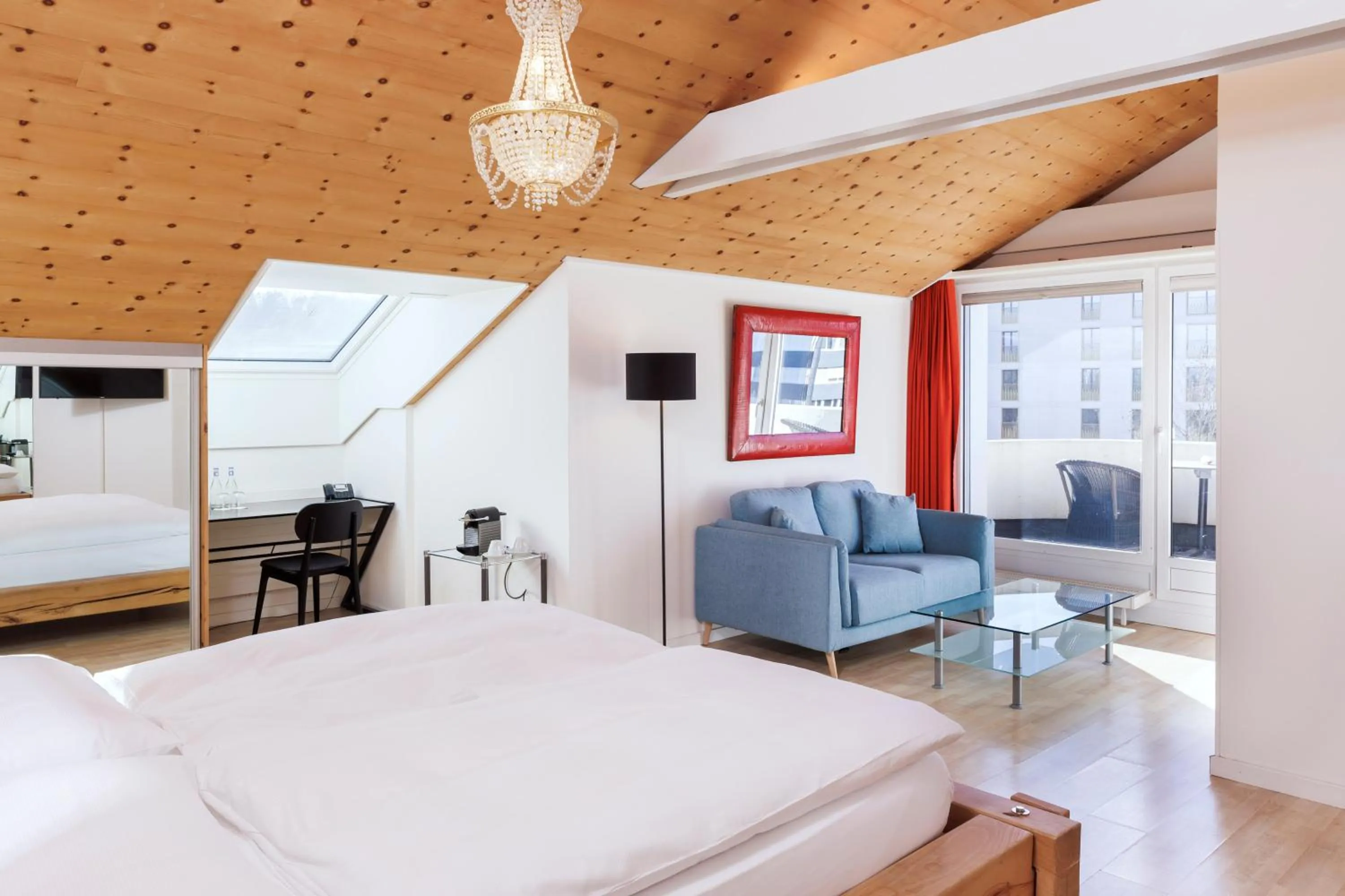 Bed in Sorell Hotel Sonnental Dübendorf