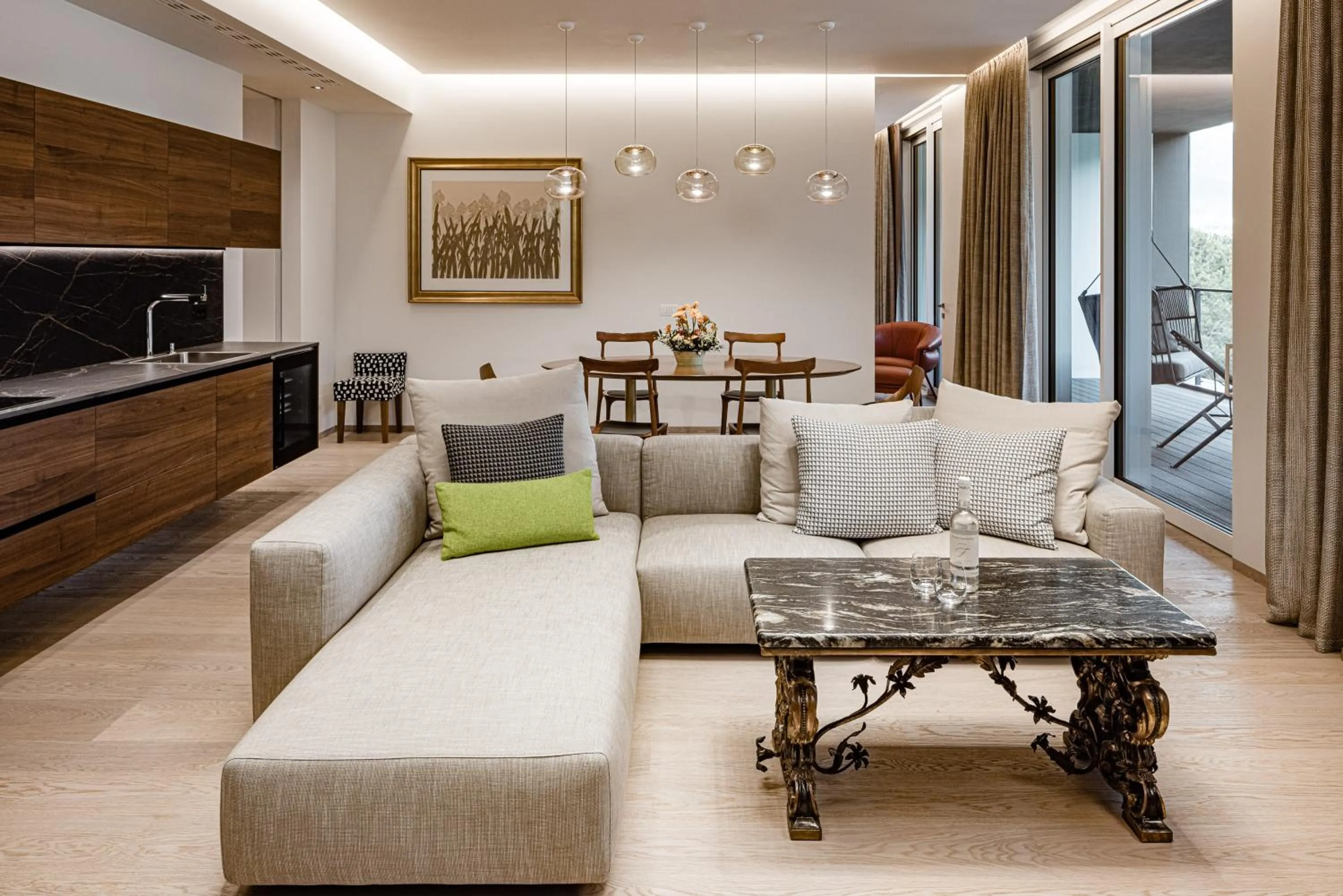 Living room in ARIA Retreat & SPA - The Leading Hotels of the World, located within Parco San Marco Resort
