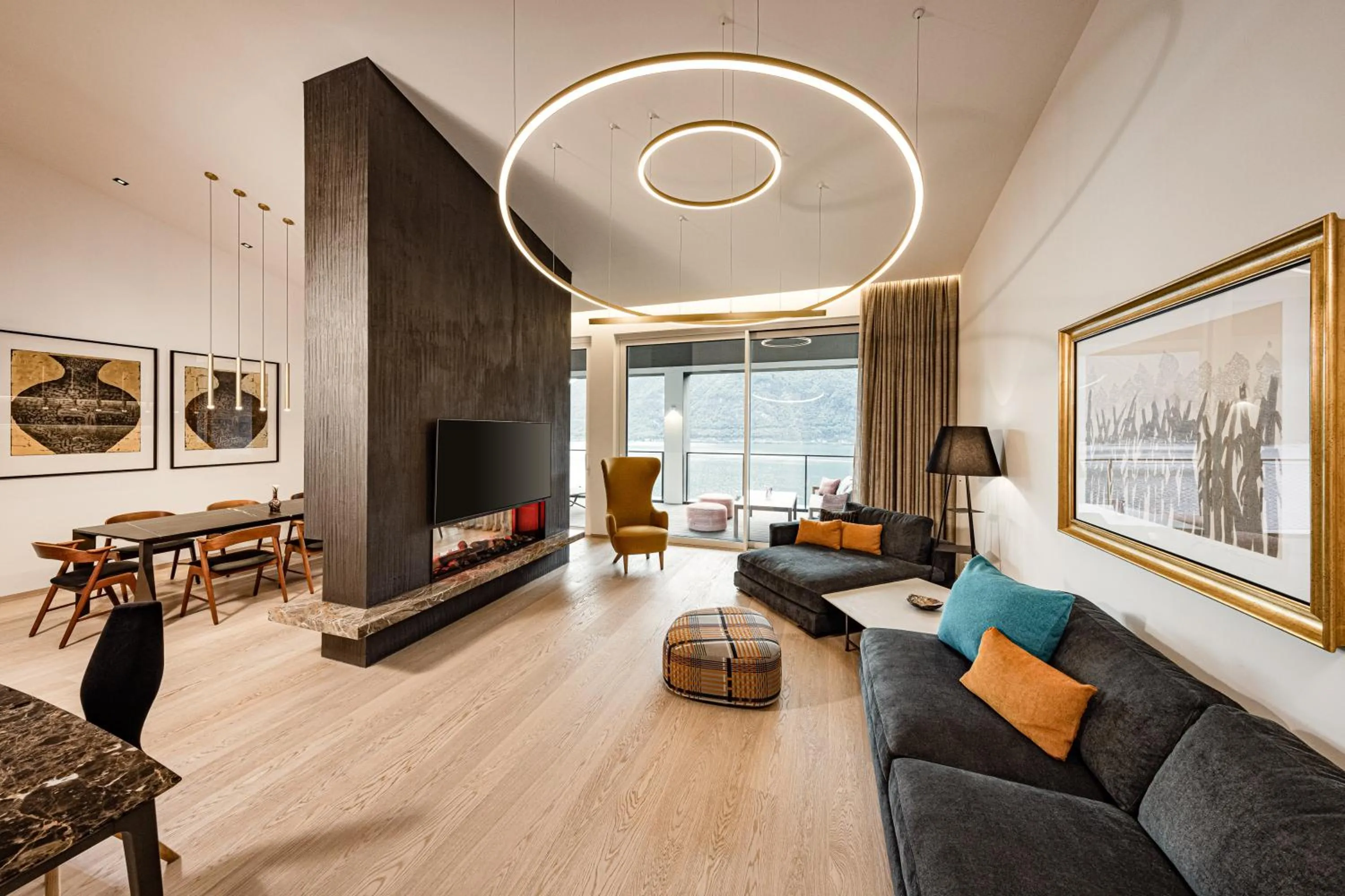 Living room in ARIA Retreat & SPA - The Leading Hotels of the World, located within Parco San Marco Resort