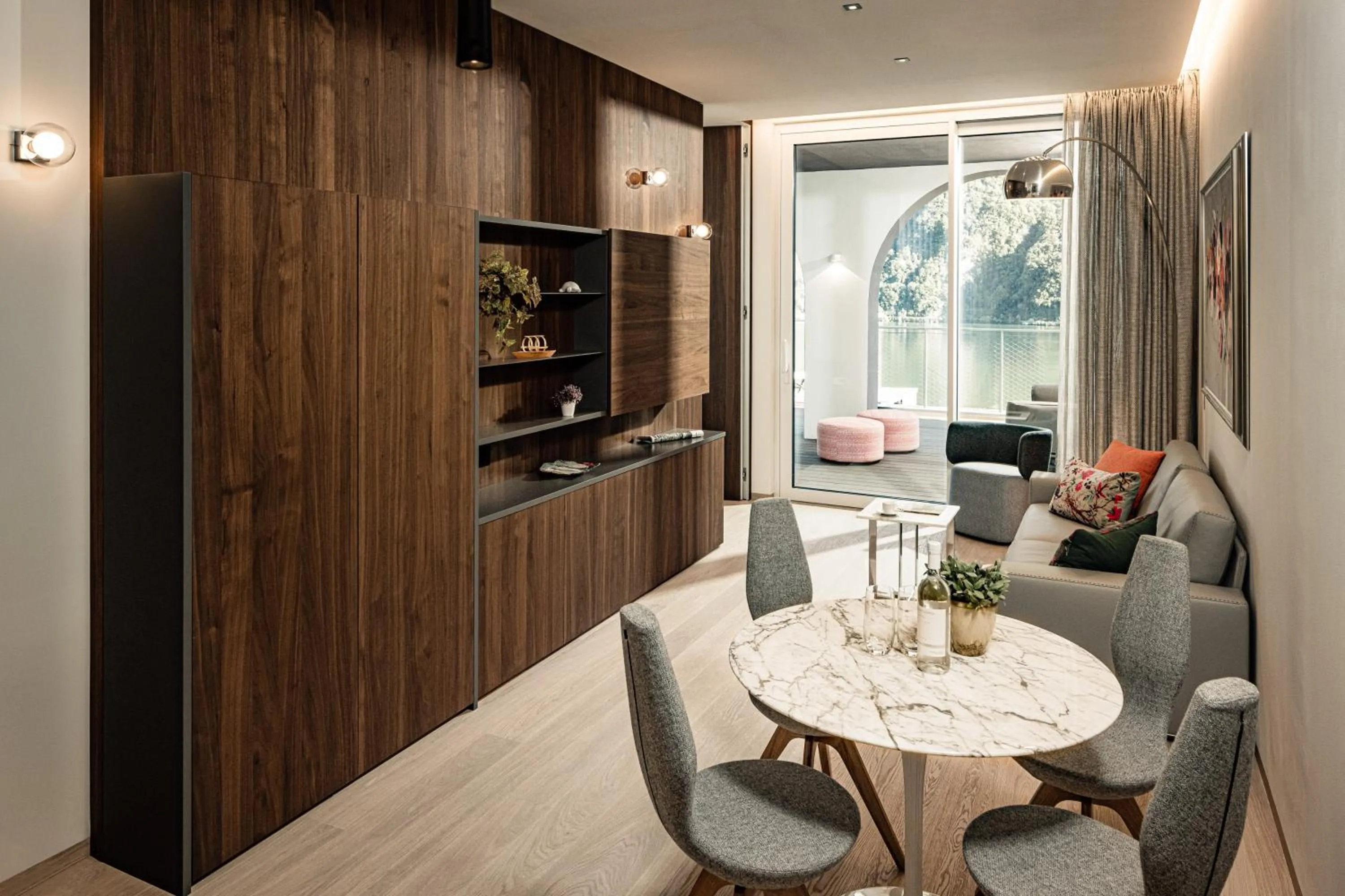 Living room in ARIA Retreat & SPA - The Leading Hotels of the World, located within Parco San Marco Resort