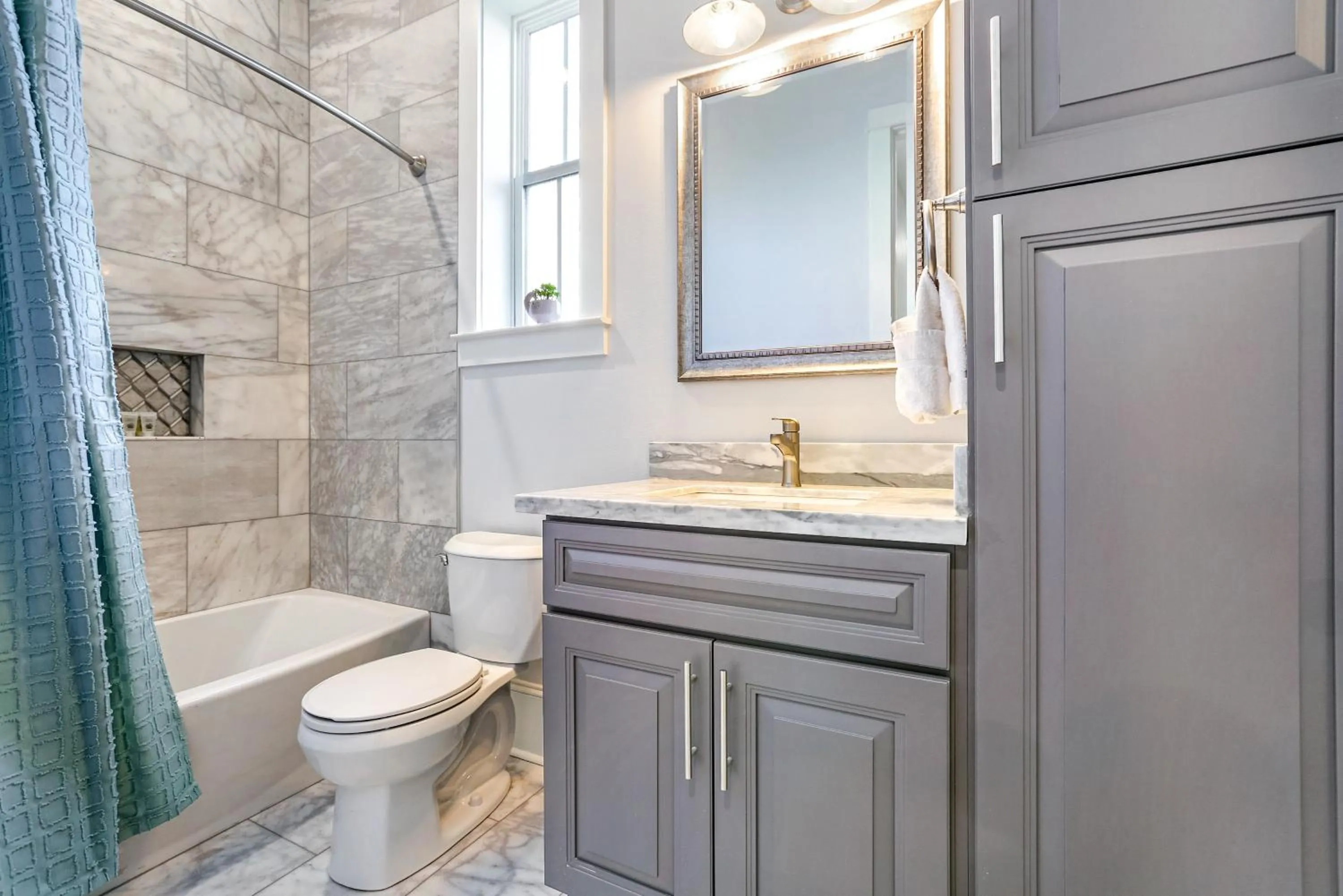 Bathroom in Hosteeva Chic Urban Retreat w Pool Steps to St Charles Ave and Near Bourbon St