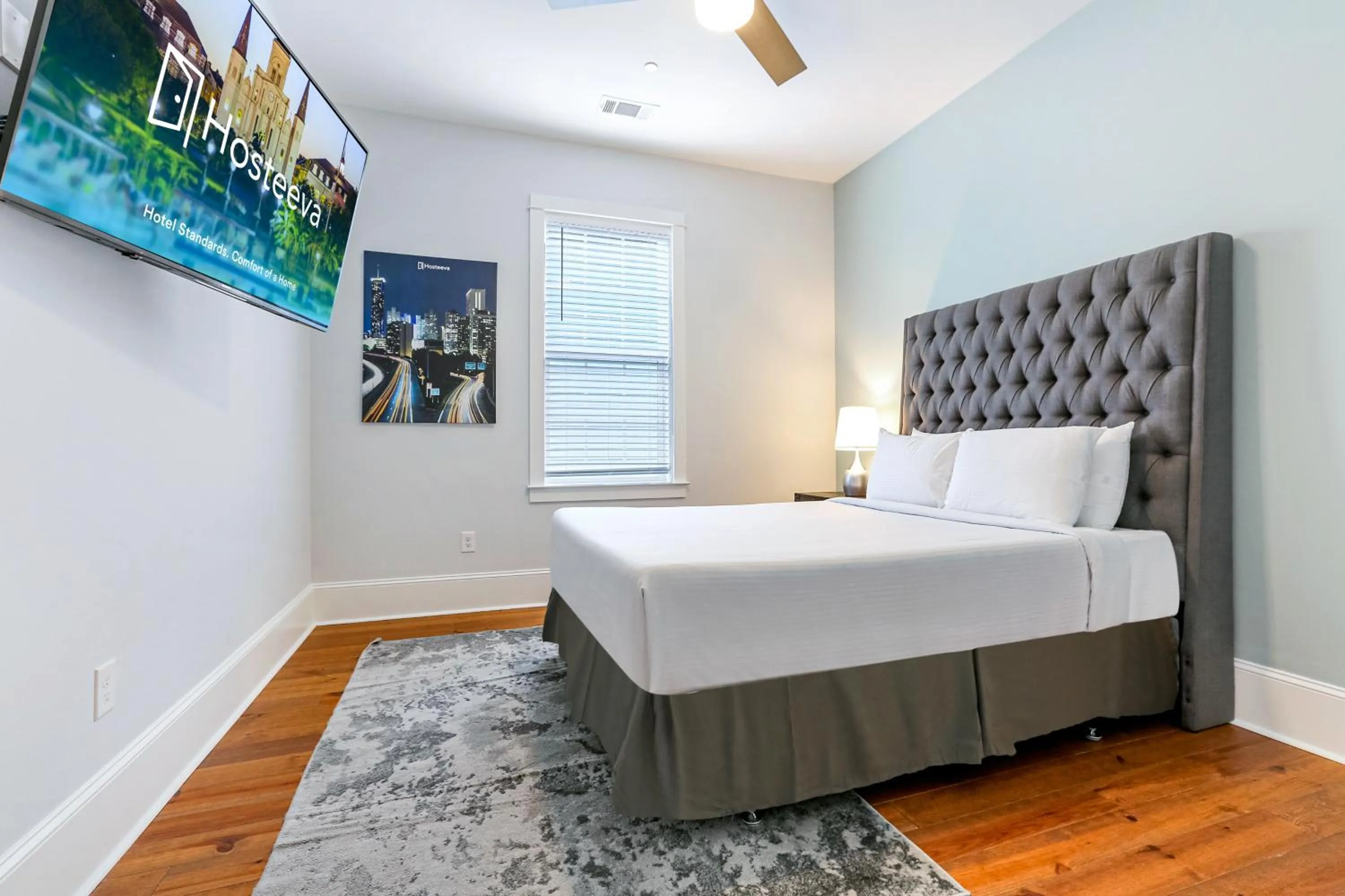Bedroom, Bed in Hosteeva Chic Urban Retreat w Pool Steps to St Charles Ave and Near Bourbon St
