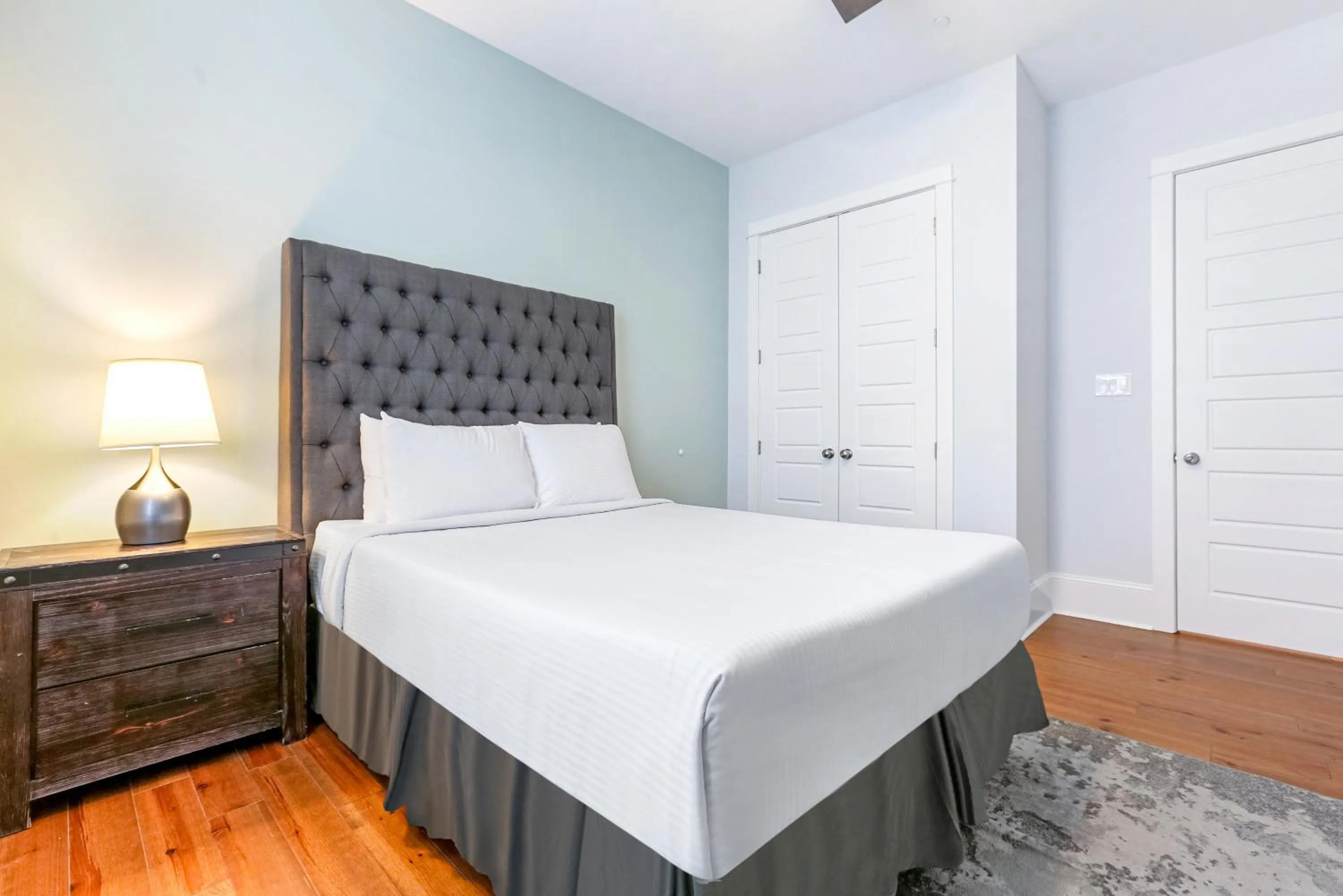Bedroom, Bed in Hosteeva Chic Urban Retreat w Pool Steps to St Charles Ave and Near Bourbon St