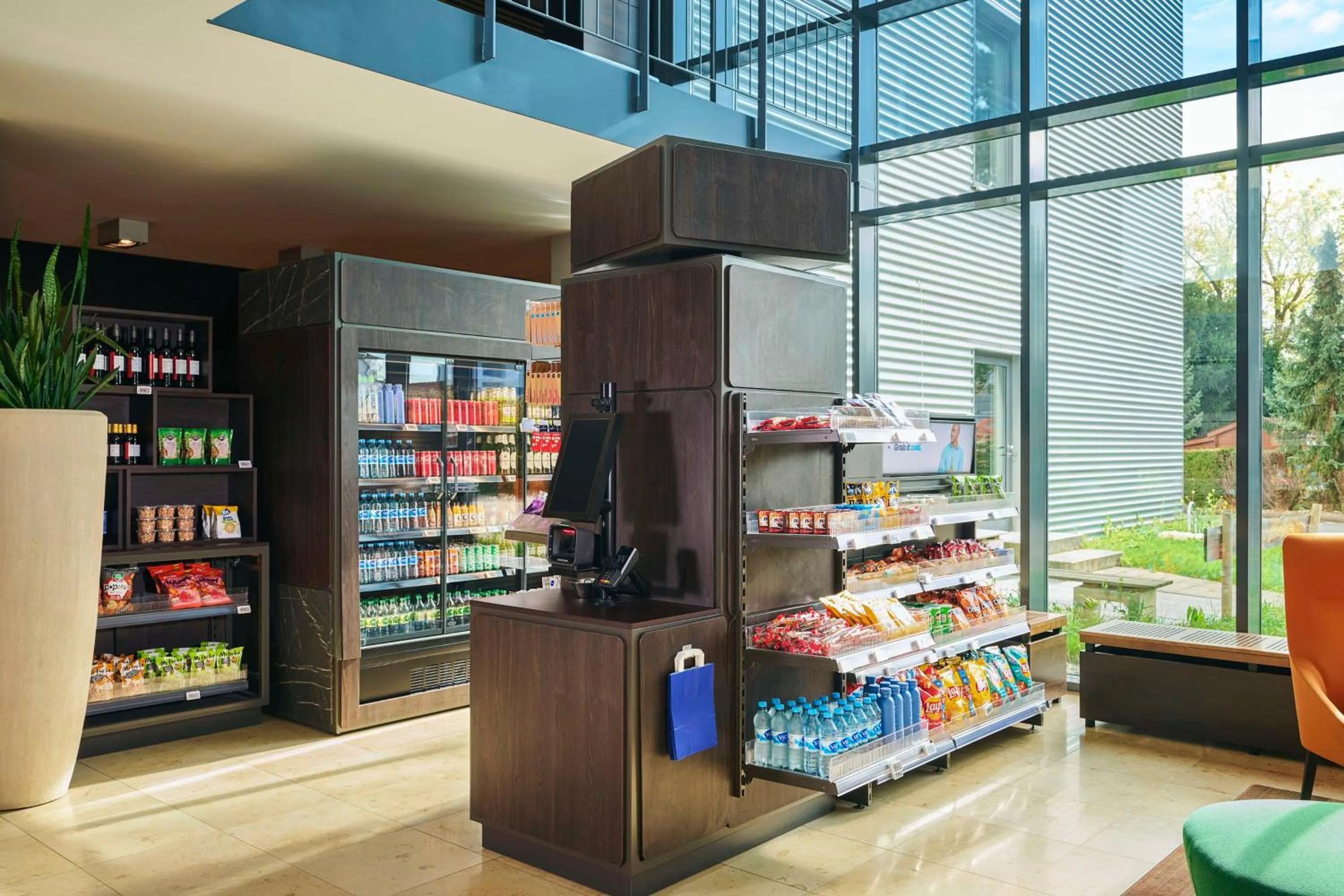 Lobby or reception in NH Stuttgart Airport