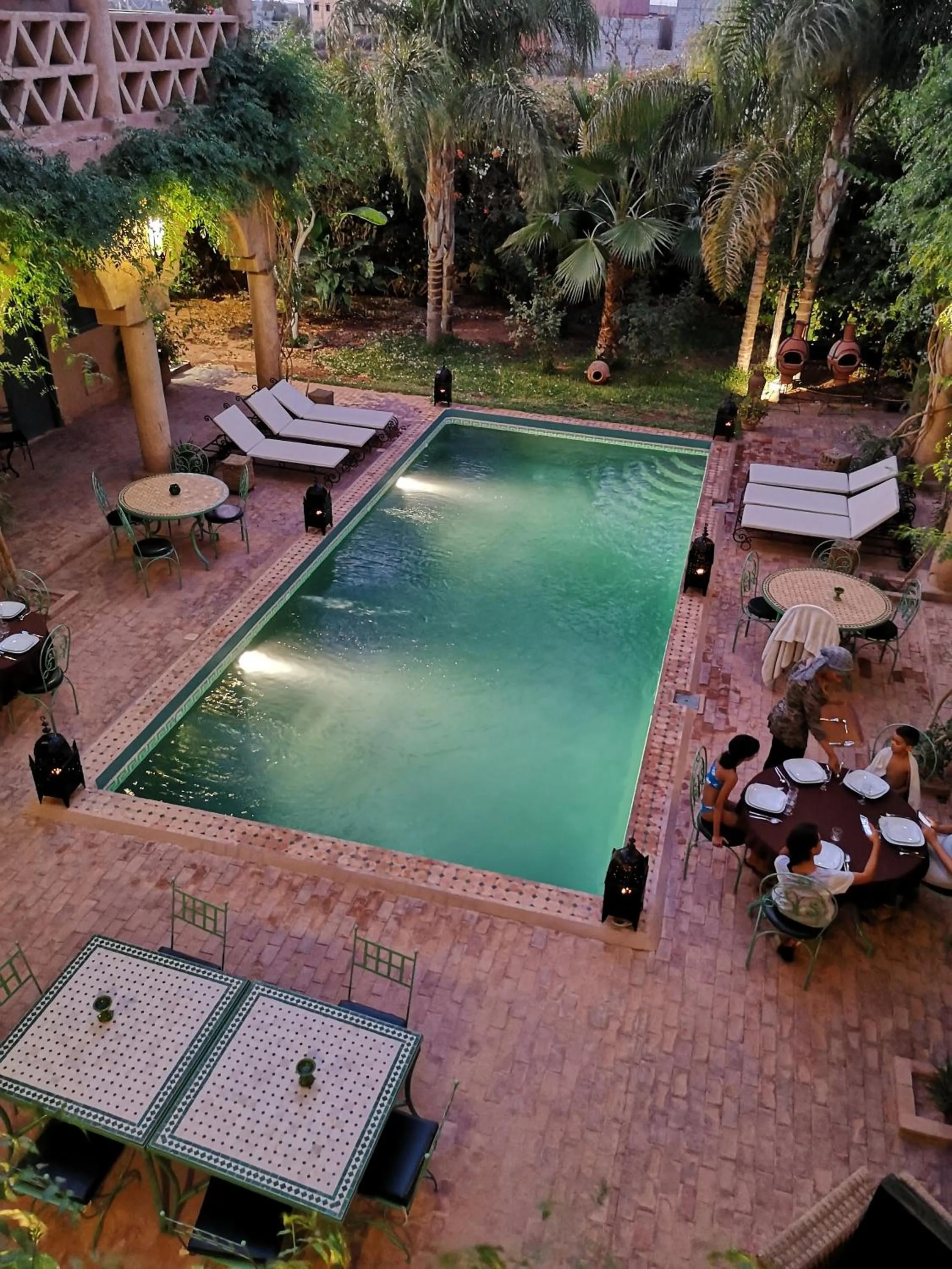 Pool view in Riad Ain Khadra