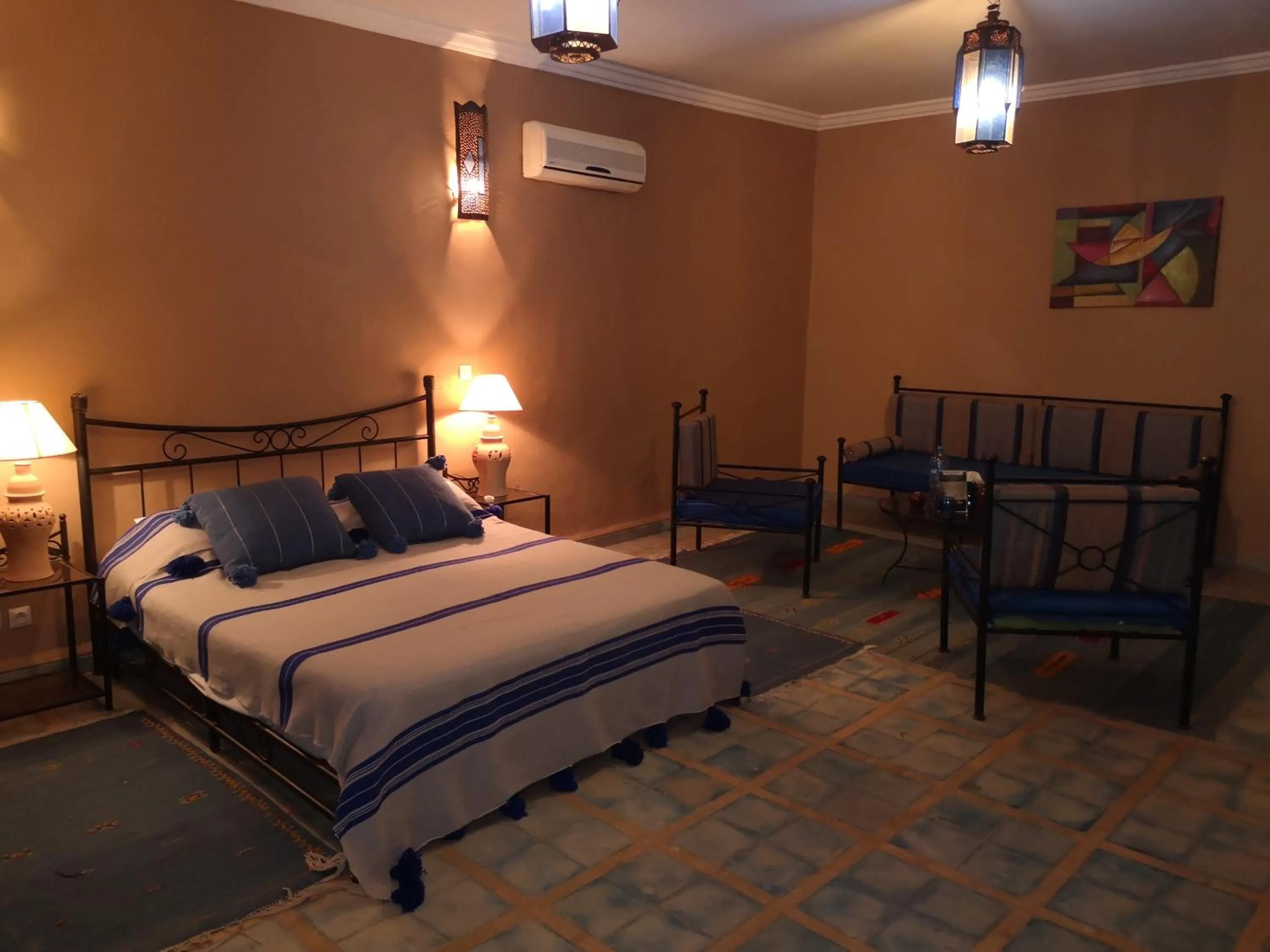 Bed in Riad Ain Khadra