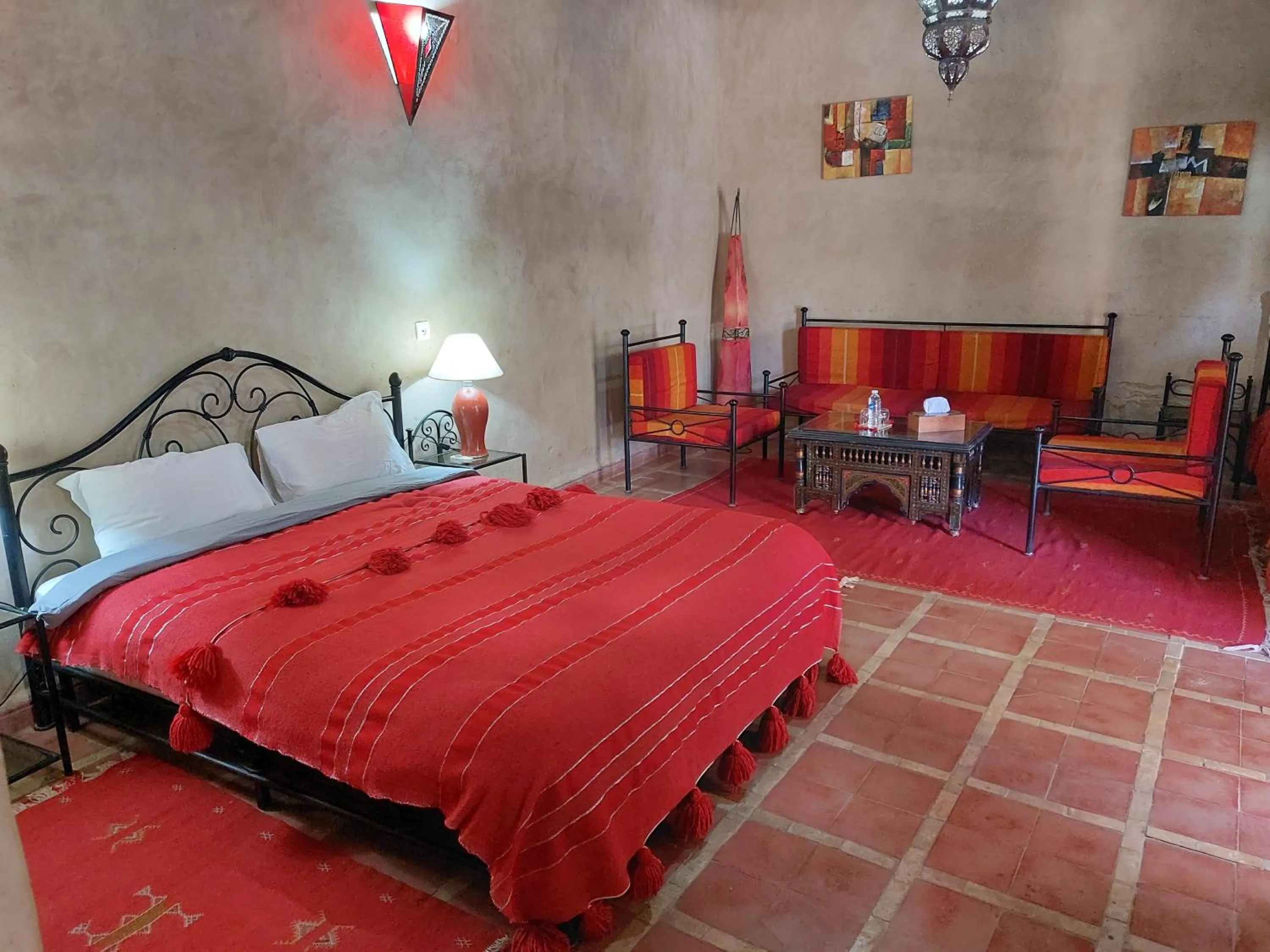 Bed in Riad Ain Khadra