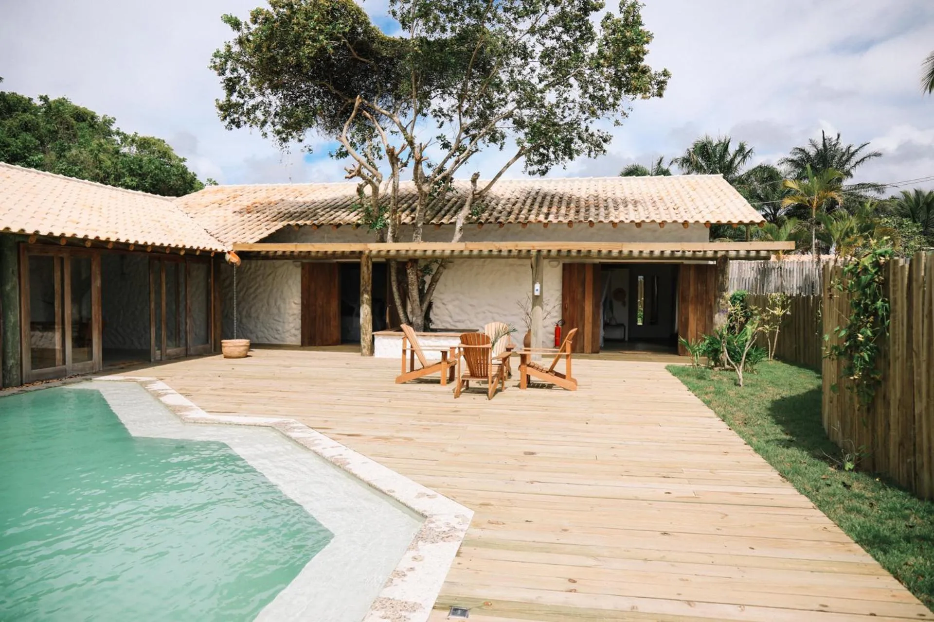 Patio in Villa dos Nativos Boutique Hotel