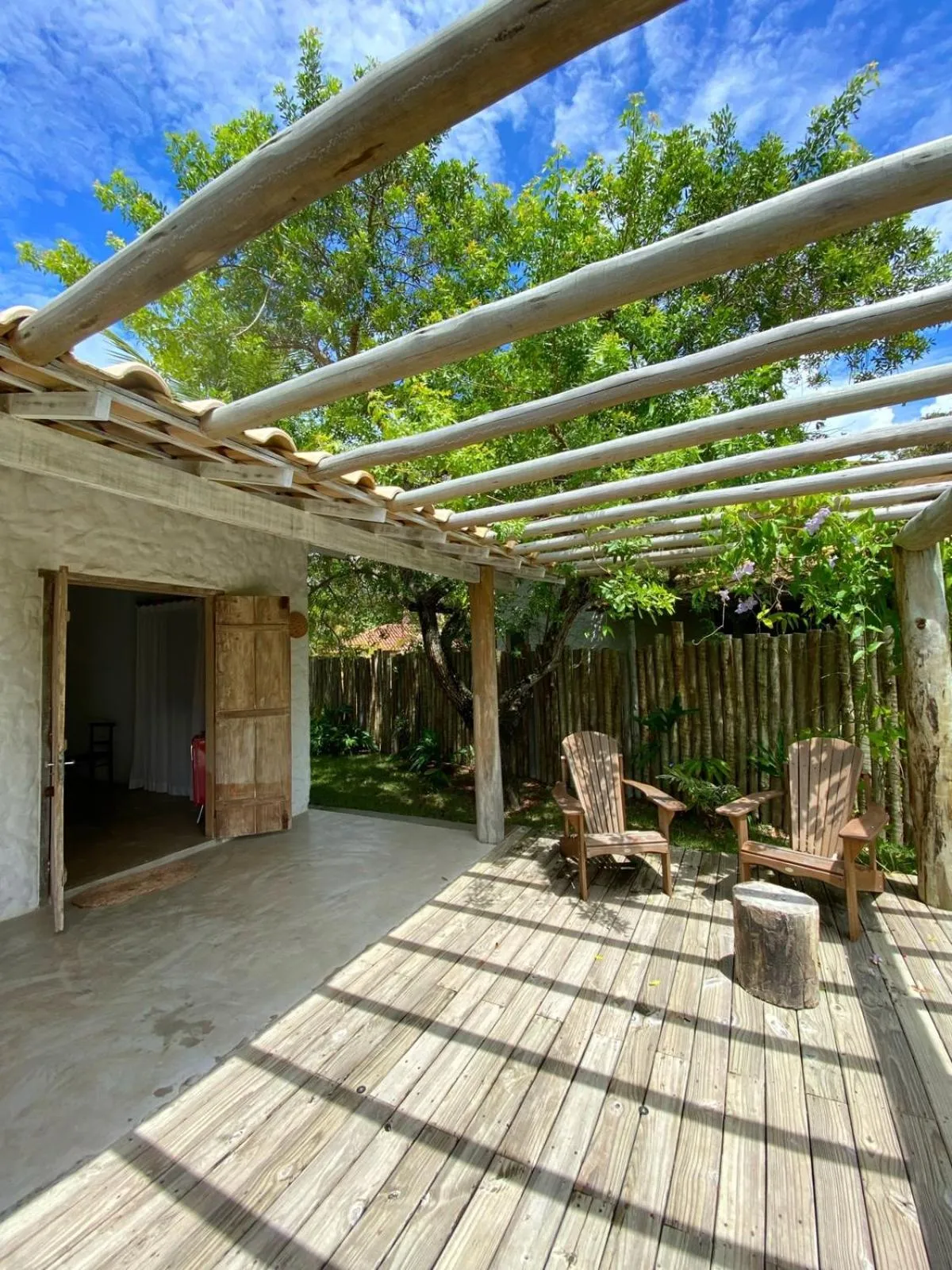 Patio in Villa dos Nativos Boutique Hotel