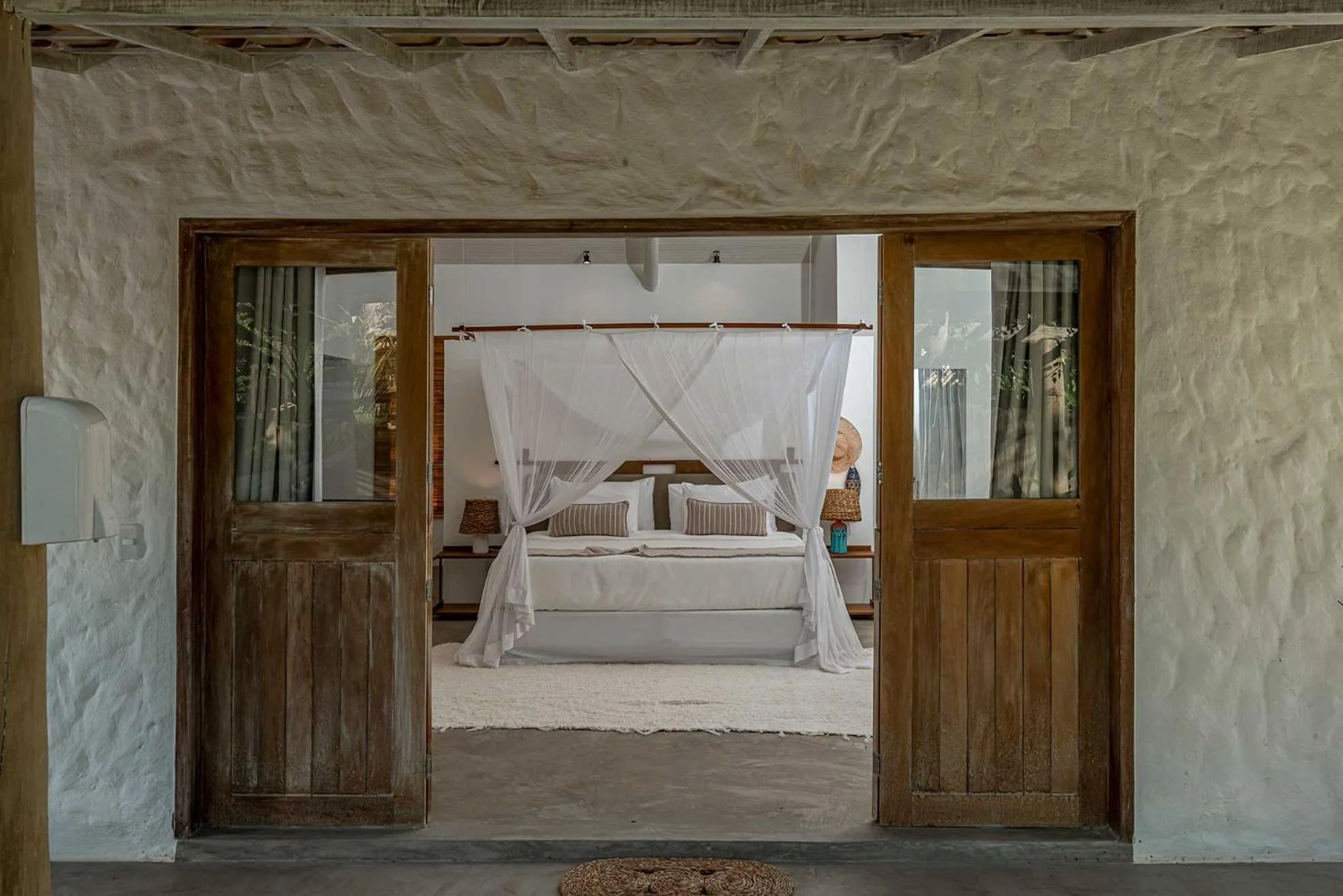 Patio, Bed in Villa dos Nativos Boutique Hotel