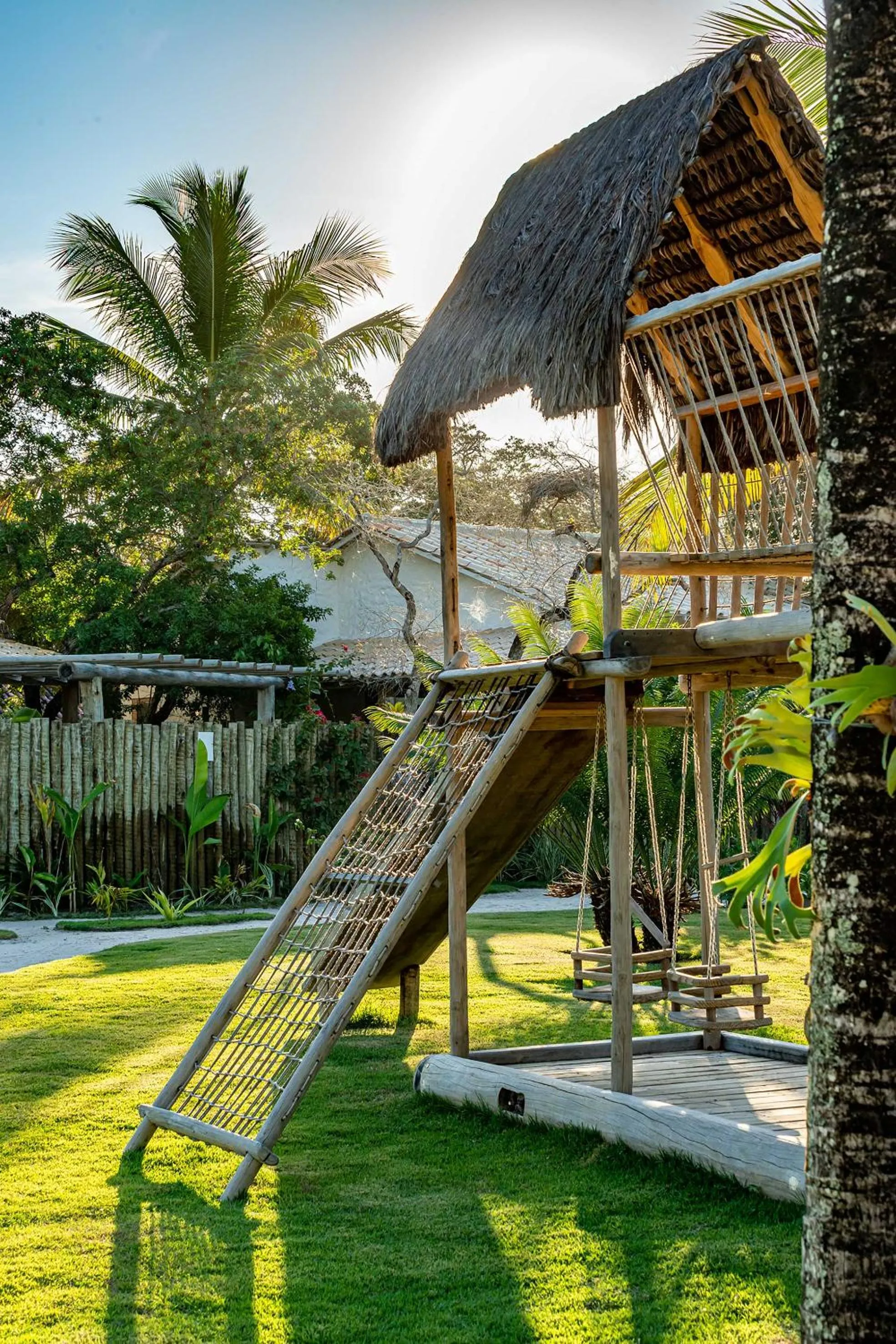 Children play ground in Villa dos Nativos Boutique Hotel