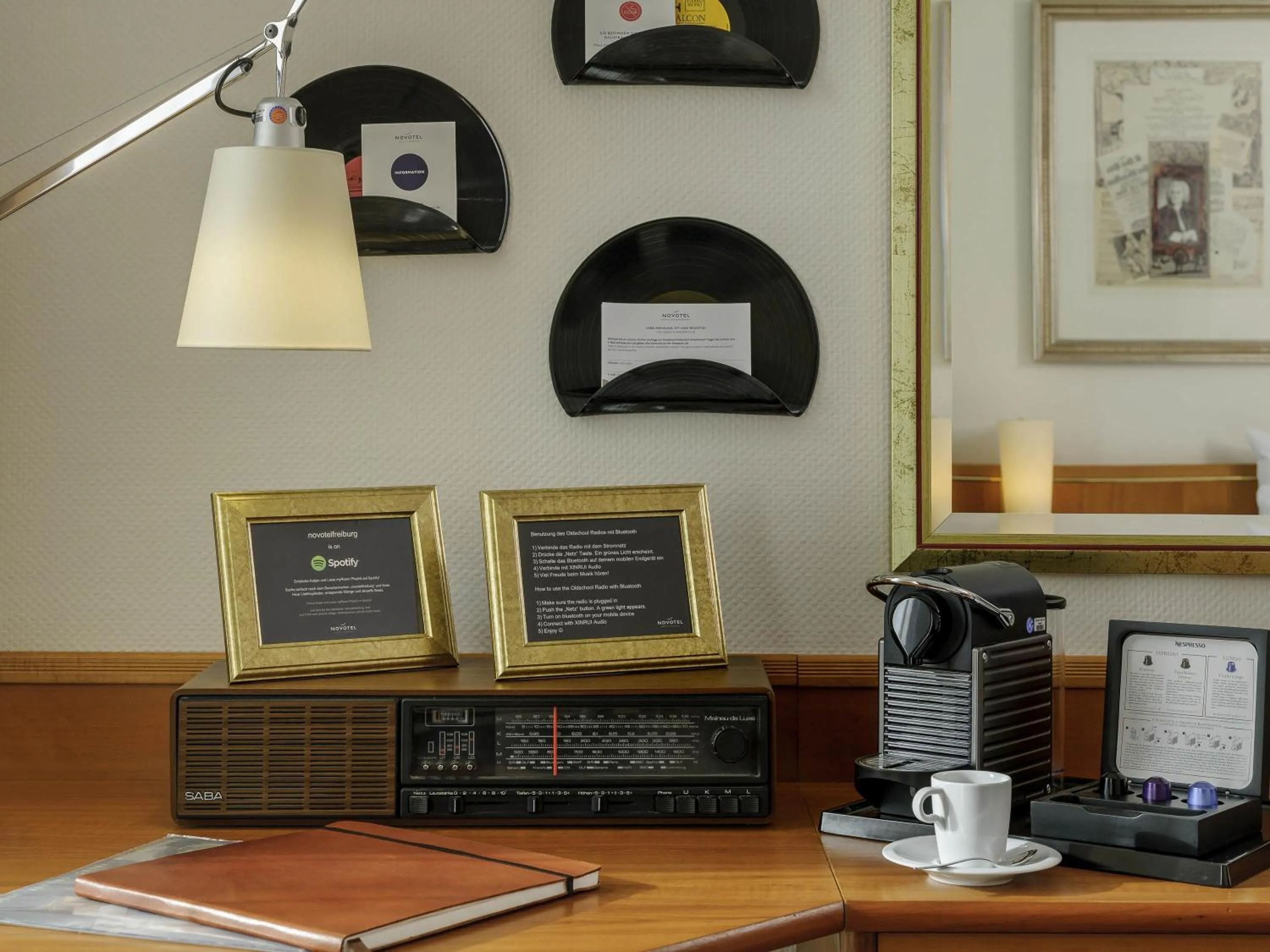 Bedroom in Novotel Freiburg am Konzerthaus