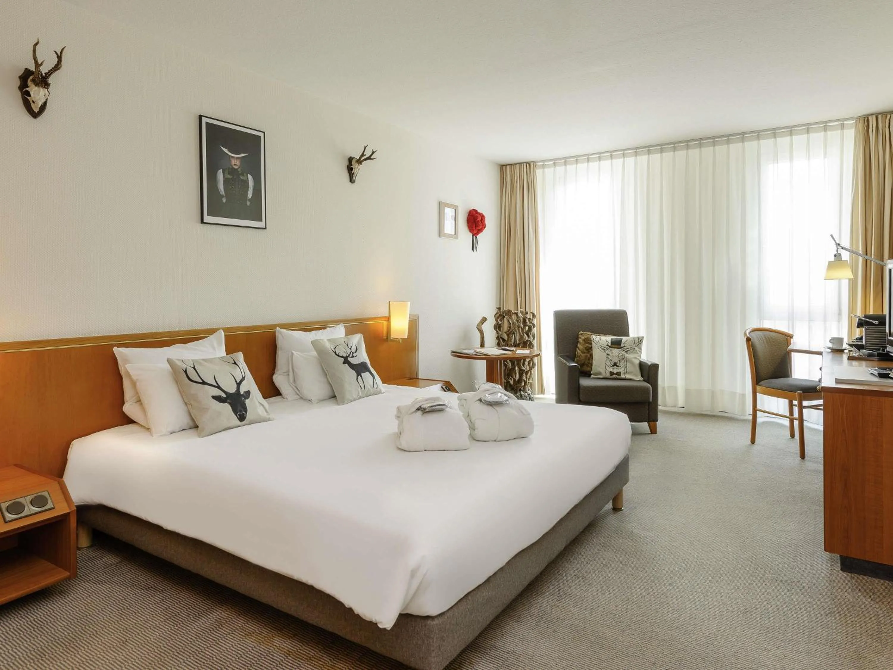 Bedroom, Bed in Novotel Freiburg am Konzerthaus