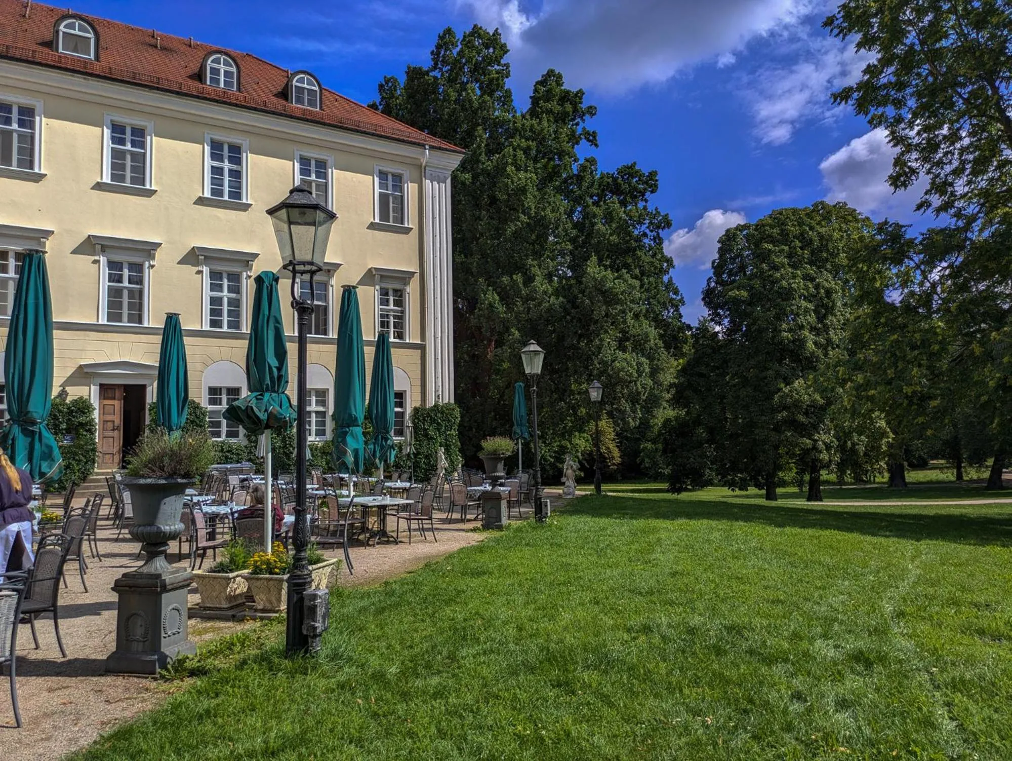 Balcony/Terrace in Schloss Lübbenau