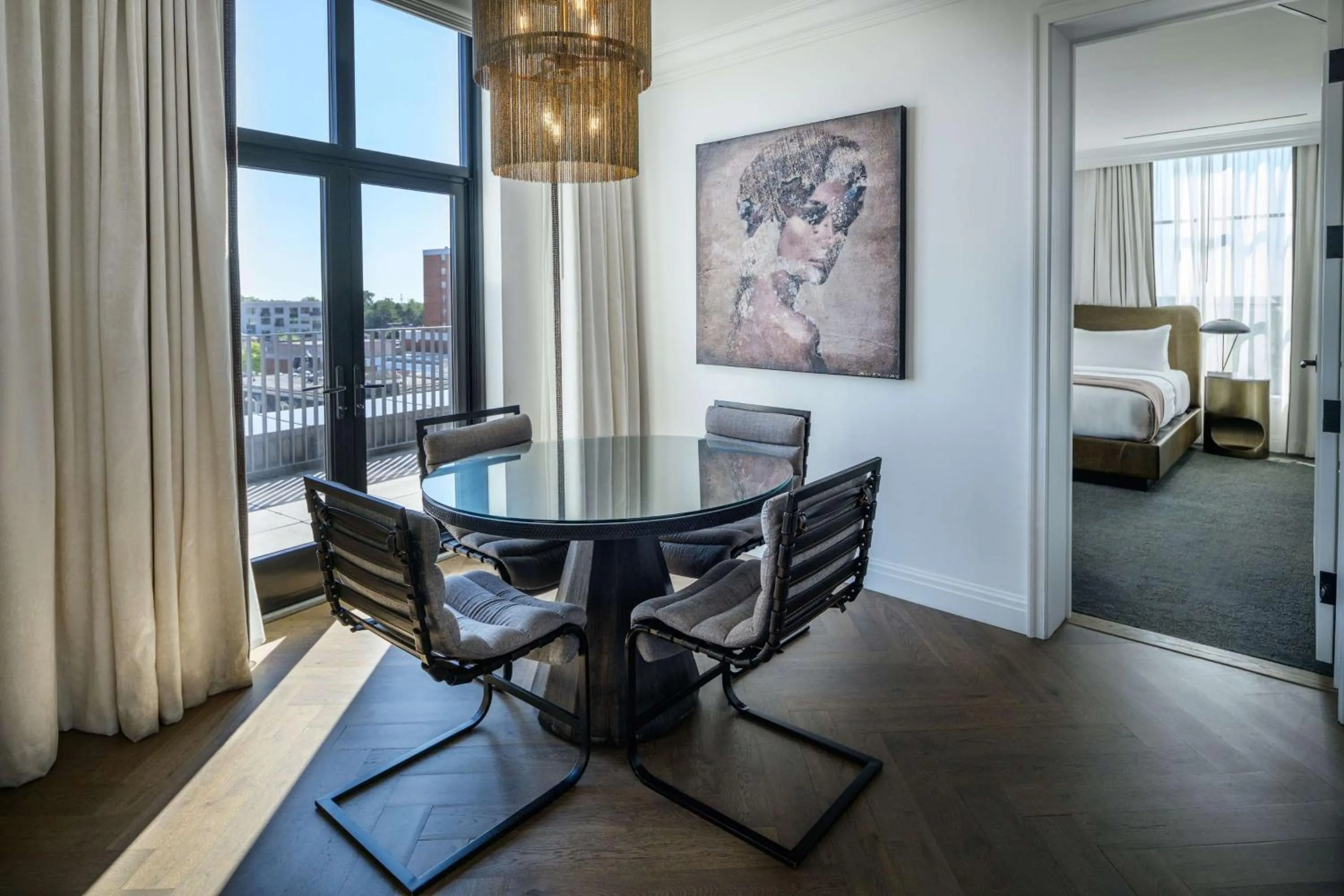 Living room in Daxton Hotel Birmingham, Curio Collection by Hilton