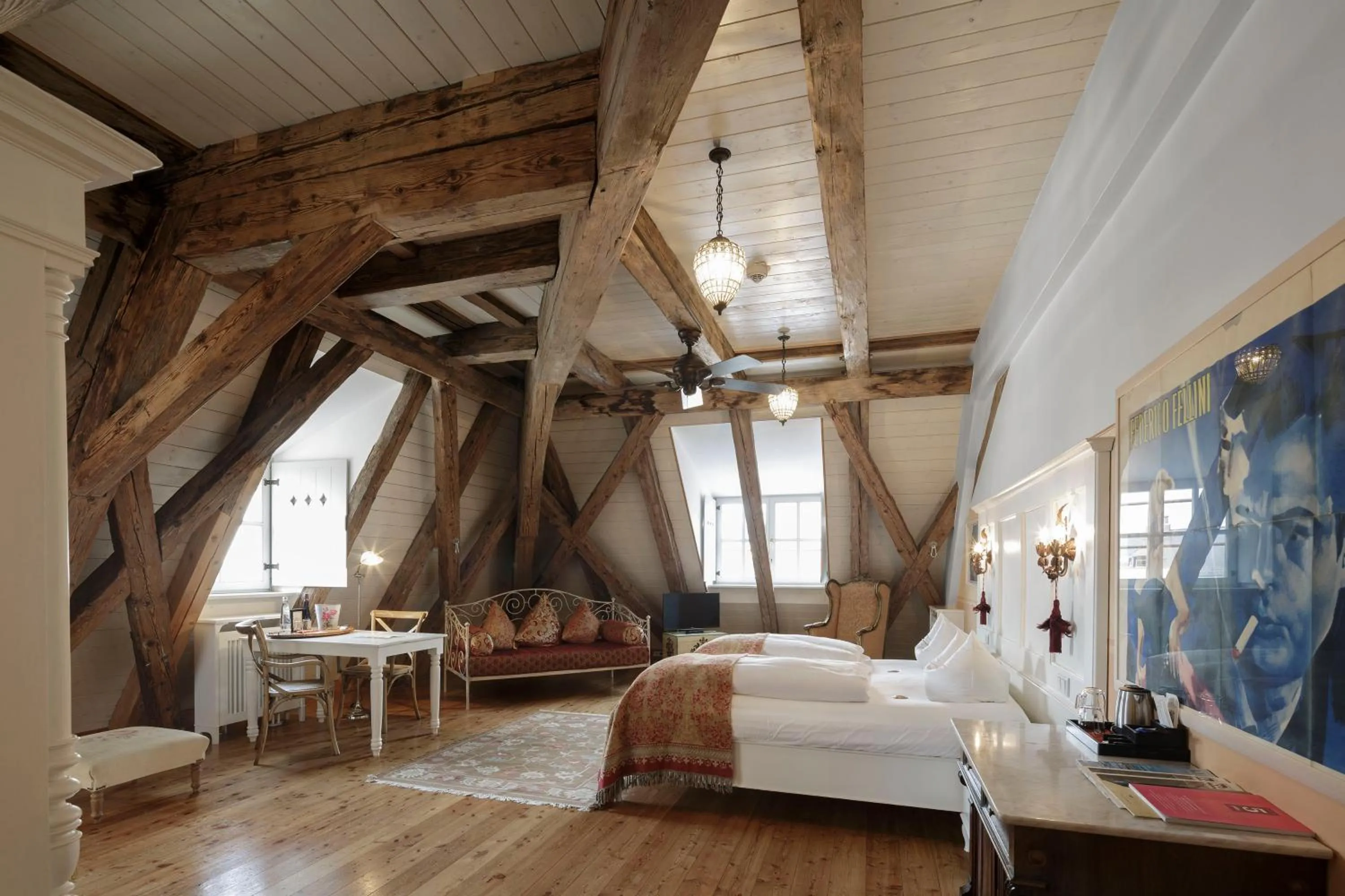 Bed in Hotel Orphée - Großes Haus