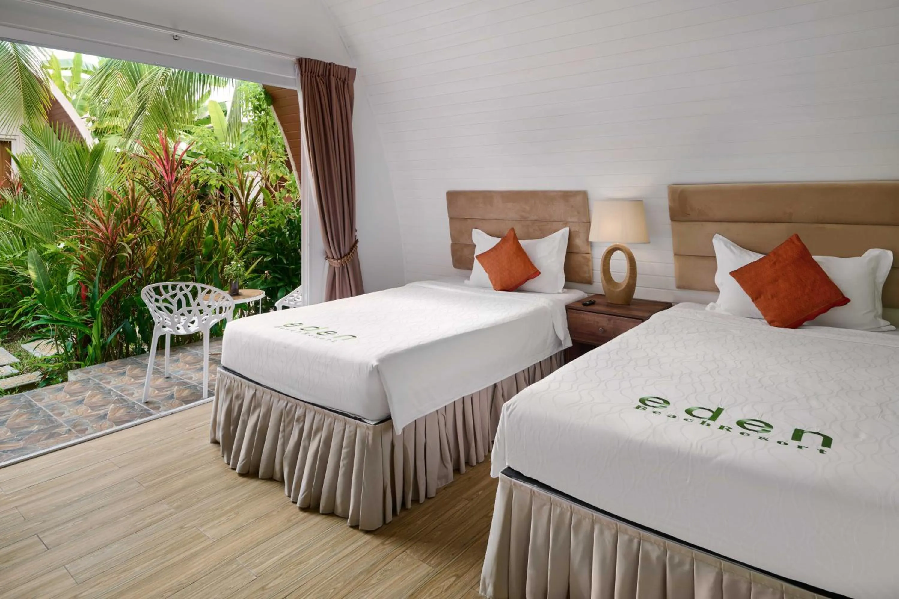 Bedroom, Bed in Eden Beach Resort by EHM
