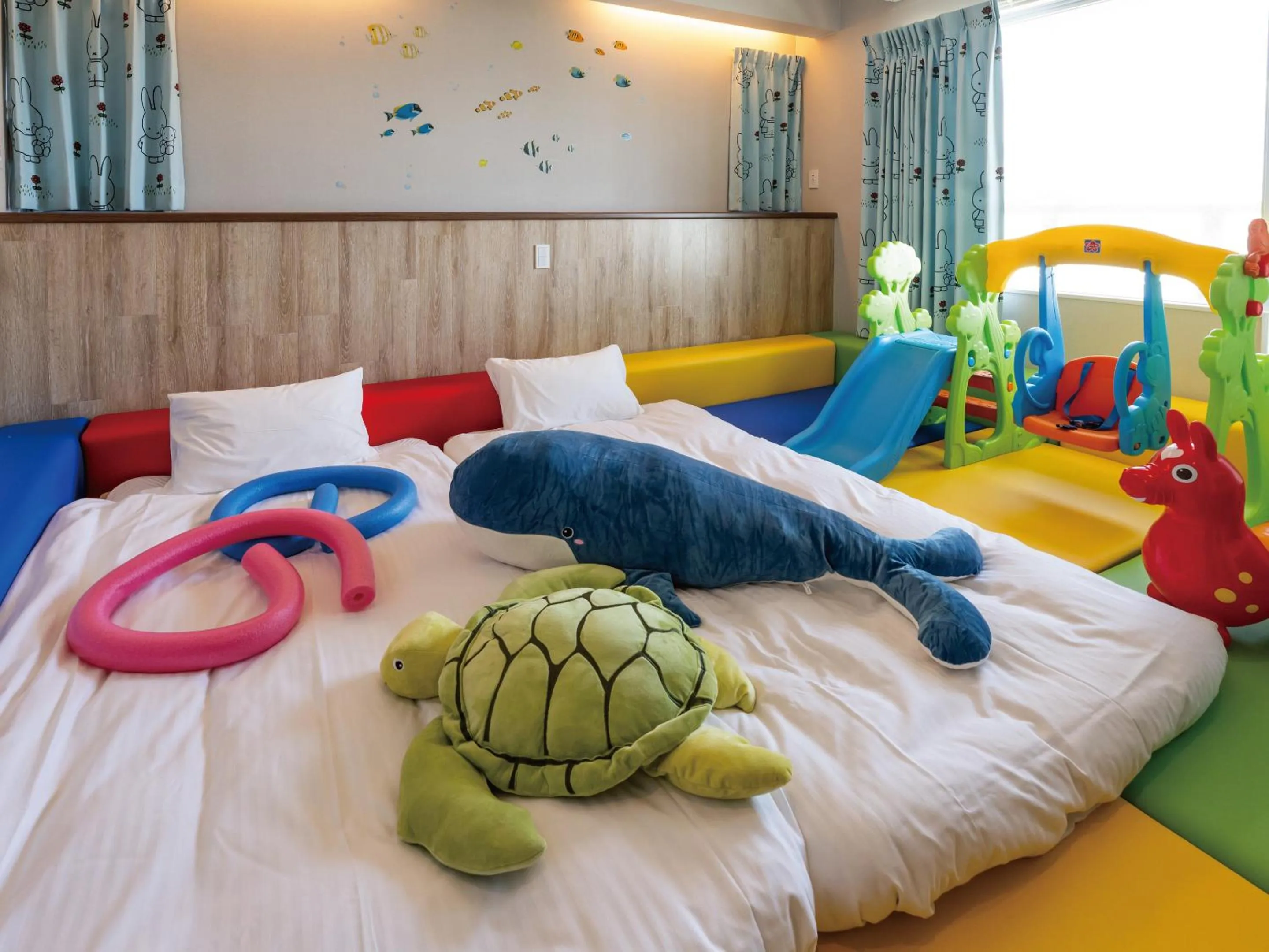 Bed in Family Condo Chatan Hills by Coldio Premium