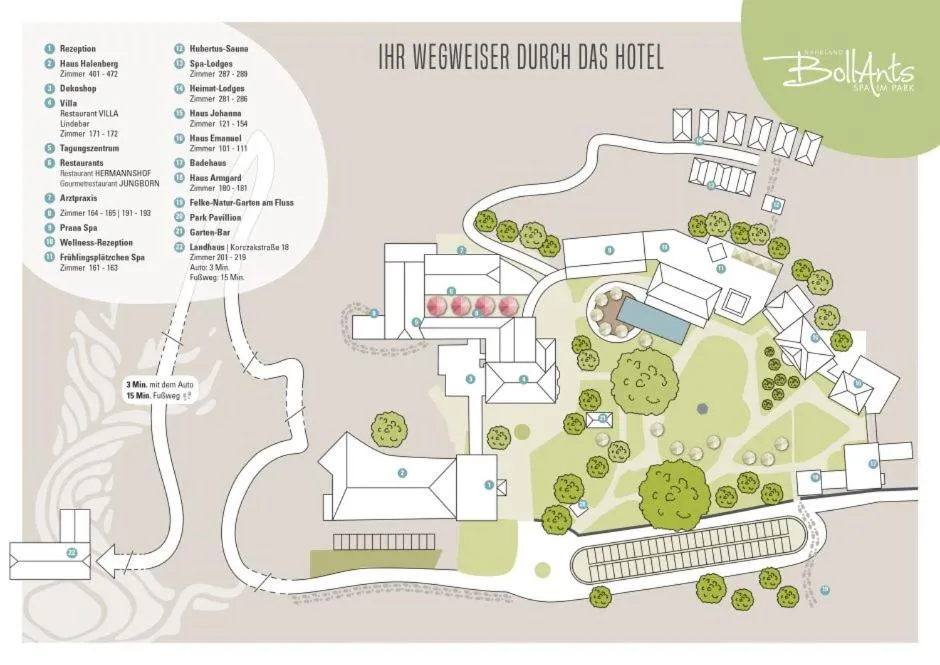 Property building in BollAnts Spa im Park