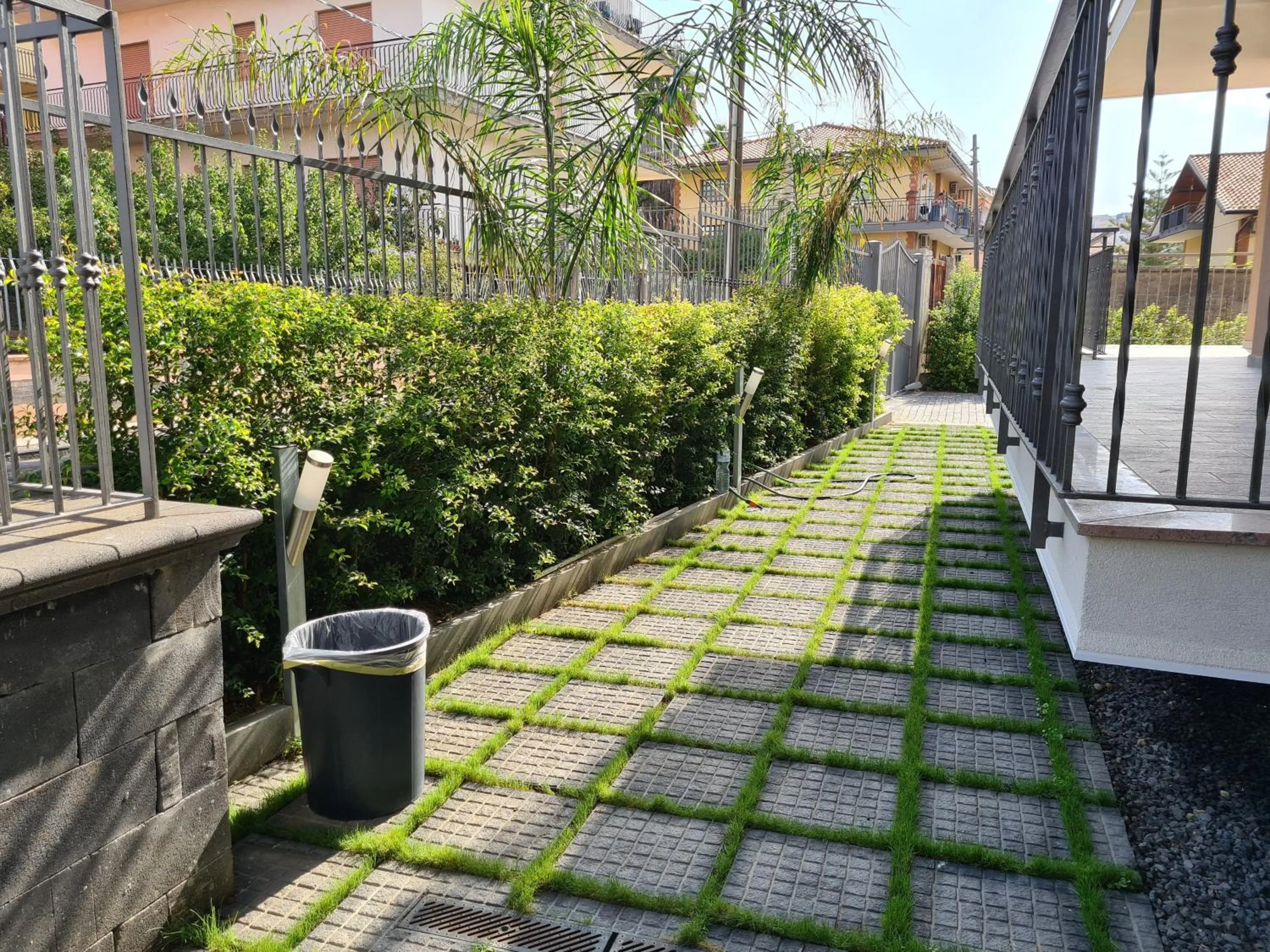 Garden in Idilliaco inn