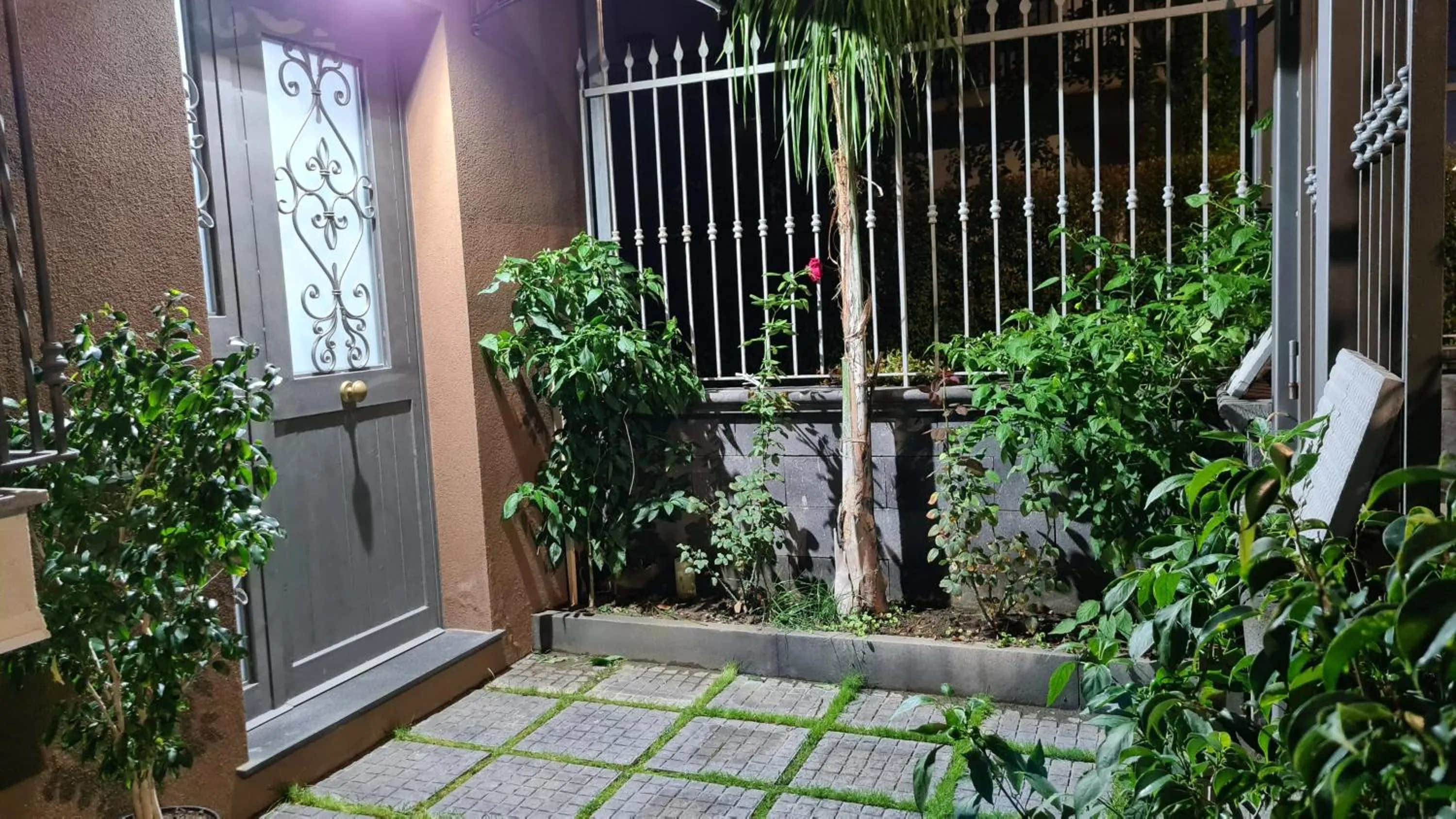 Garden in Idilliaco inn