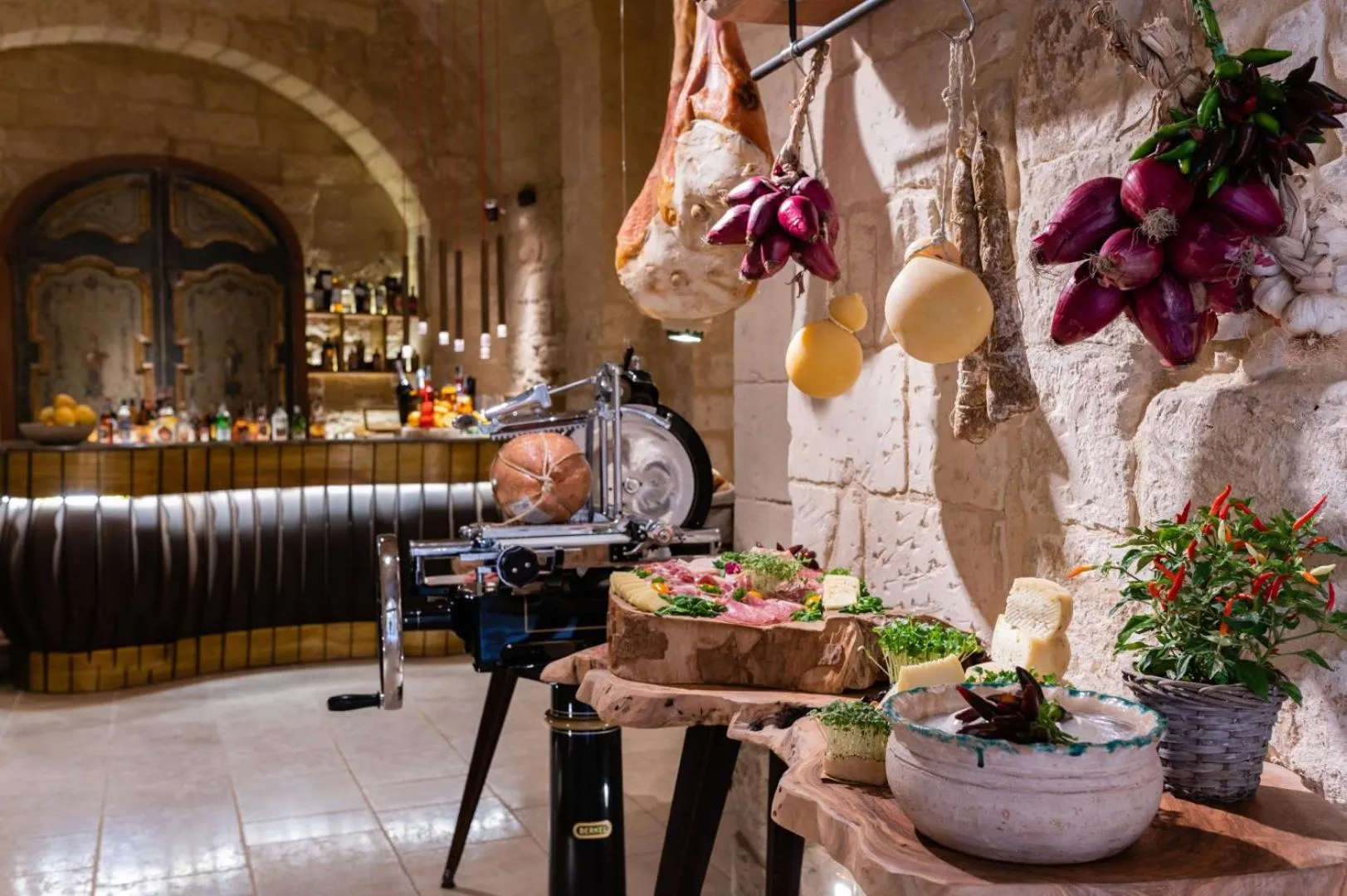 Food close-up in Pollicastro Boutique Hotel