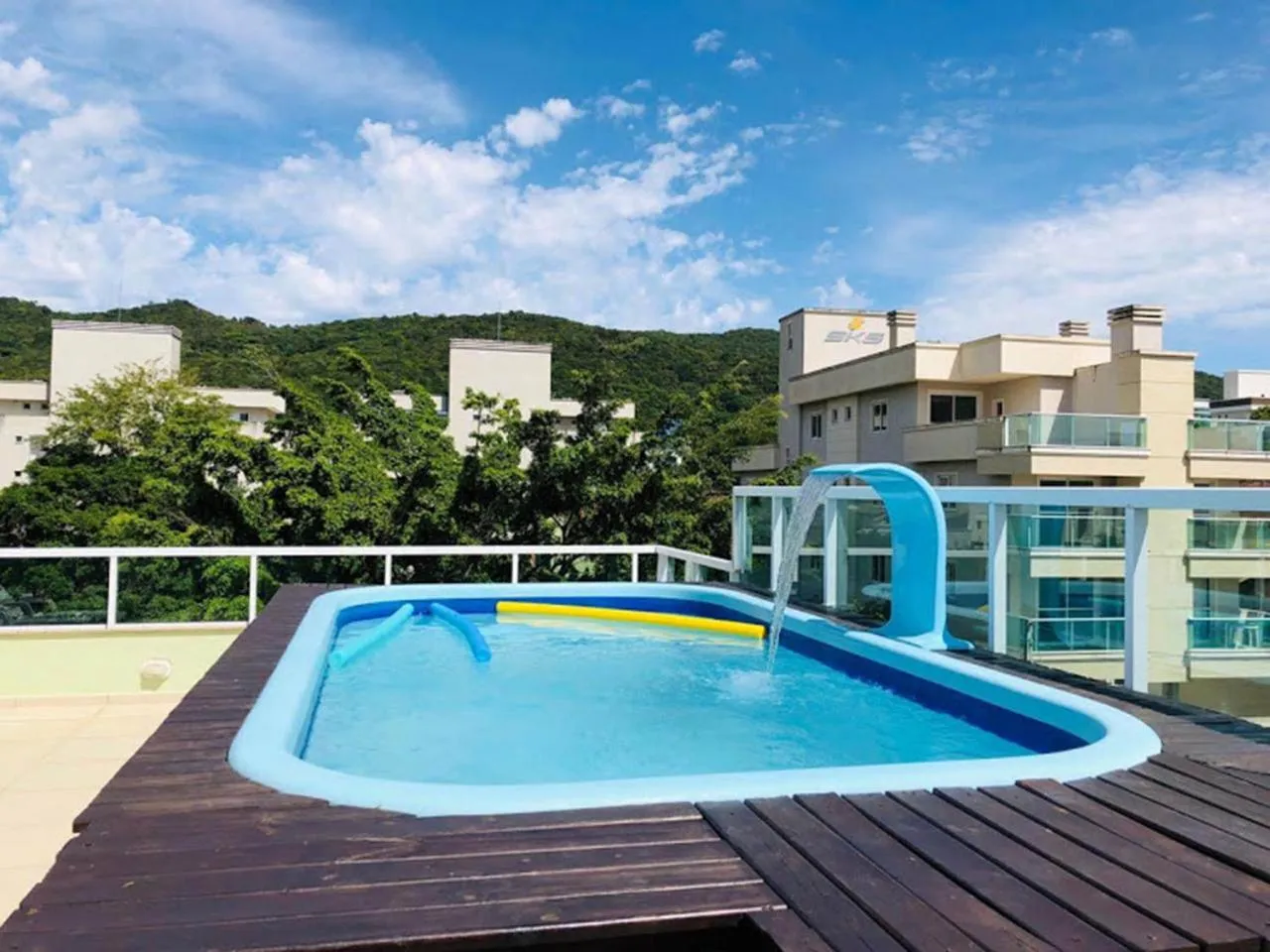 Swimming pool in Pousada Maré Boa