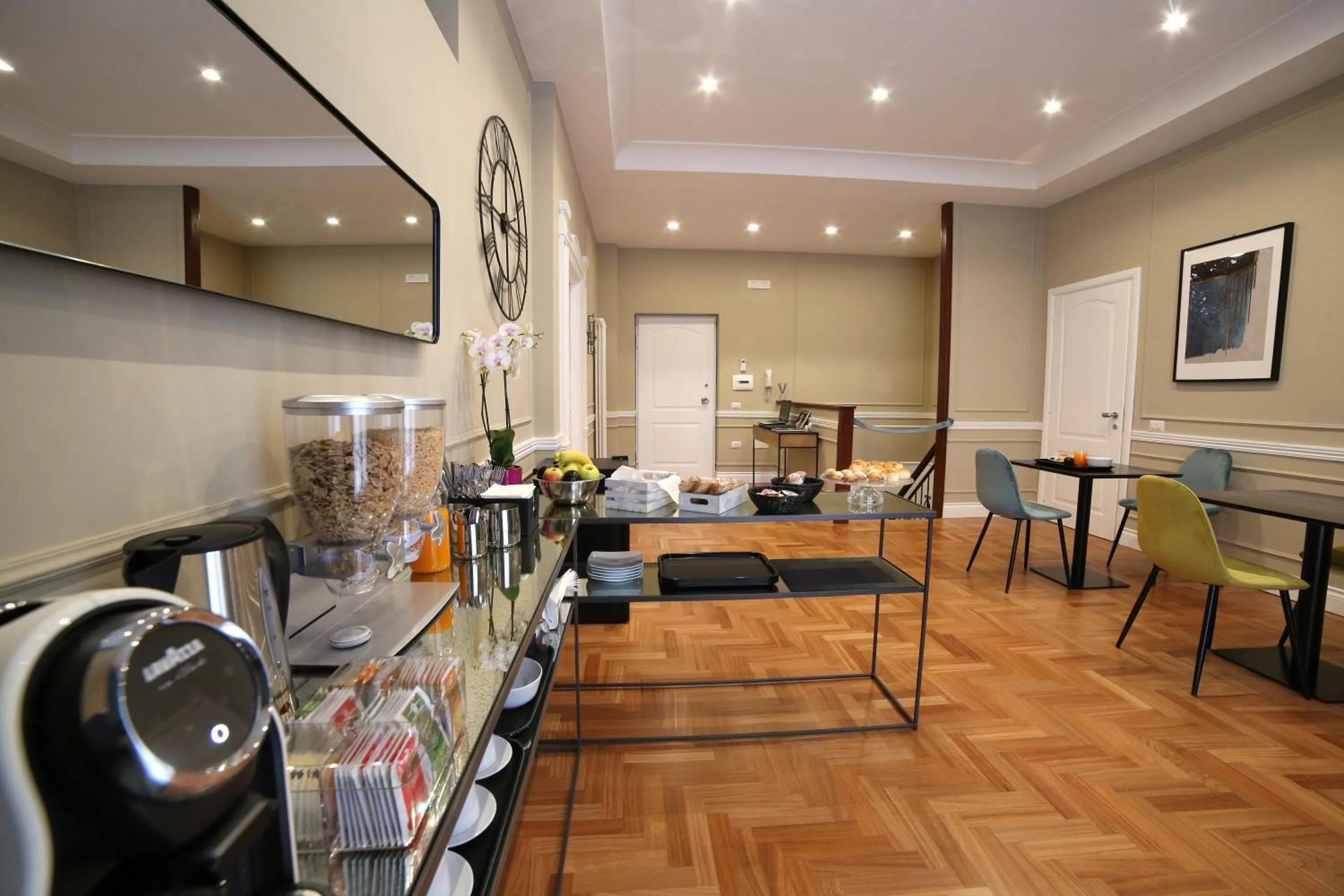 Seating area in B&B Villa Sant'Elmo con parcheggio interno