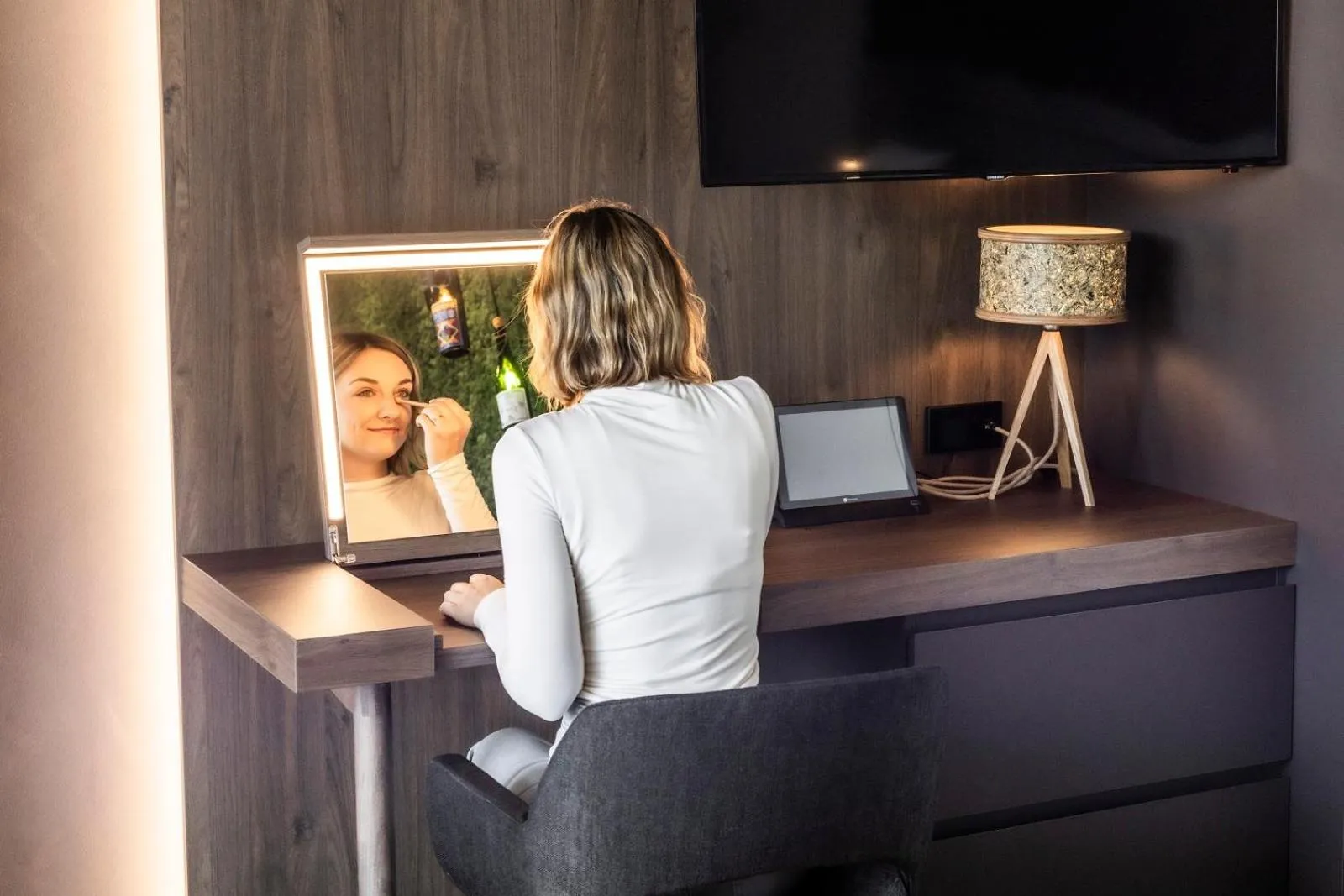 People in Schwarzwald Panorama