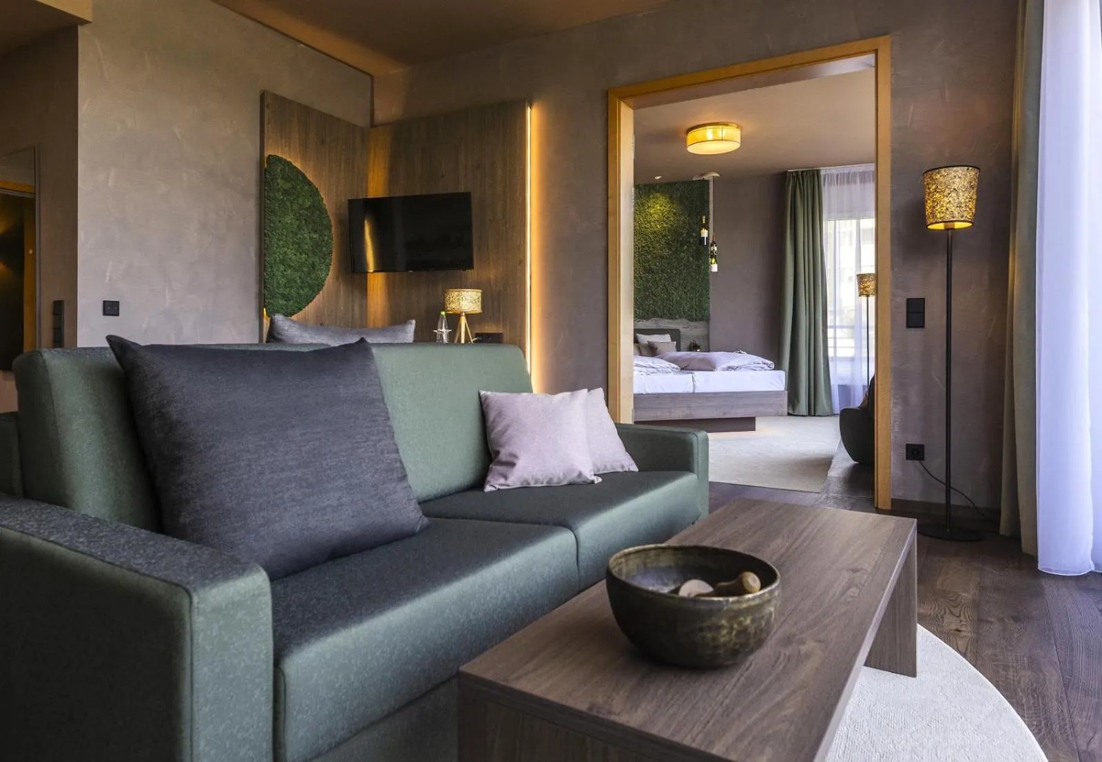 Bed in Schwarzwald Panorama