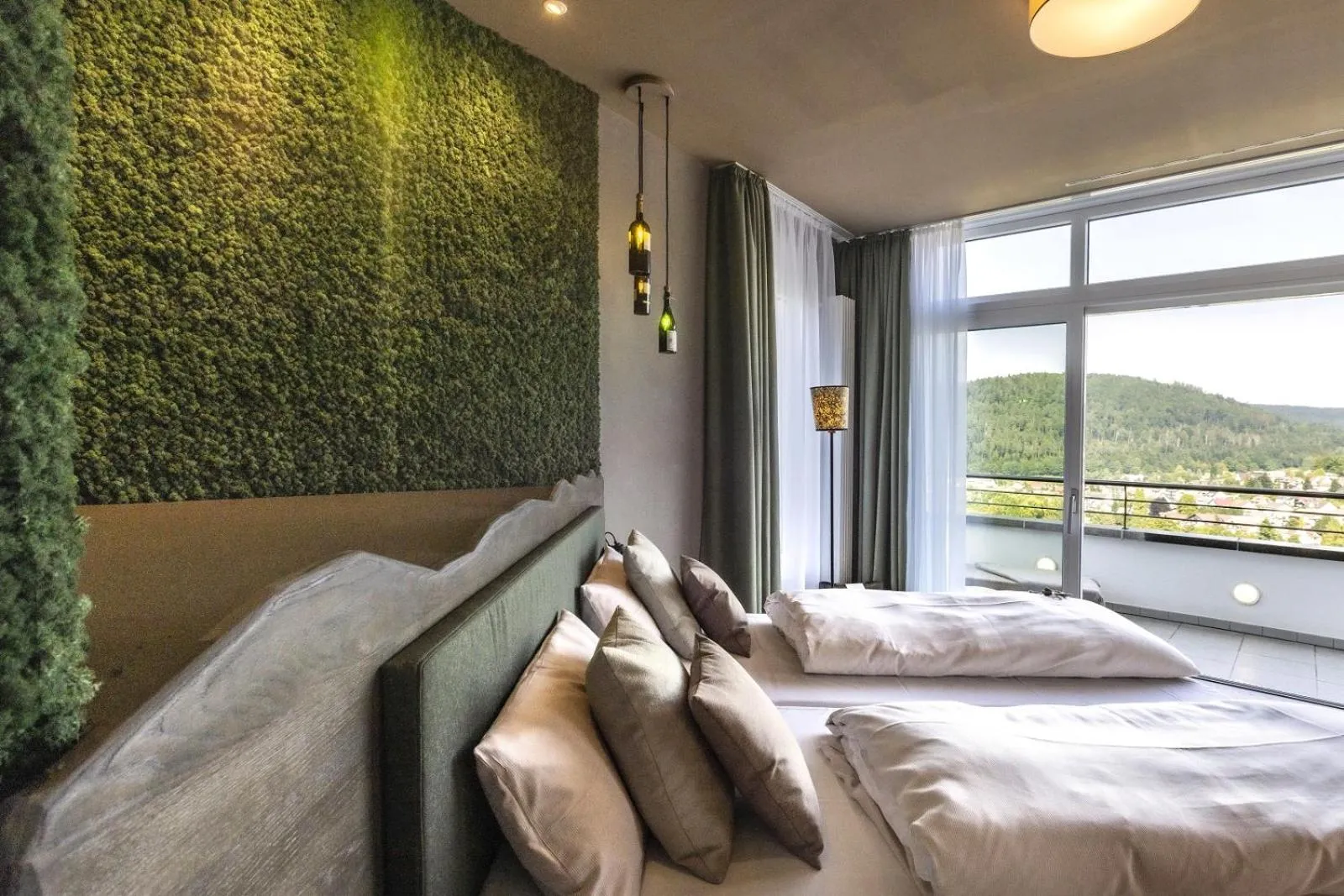 Bed in Schwarzwald Panorama