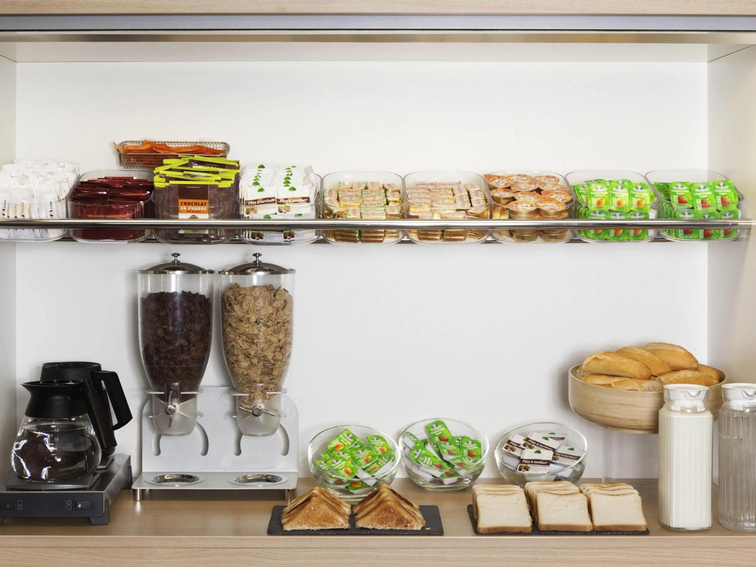 Breakfast in hotelF1 Epinal Nord