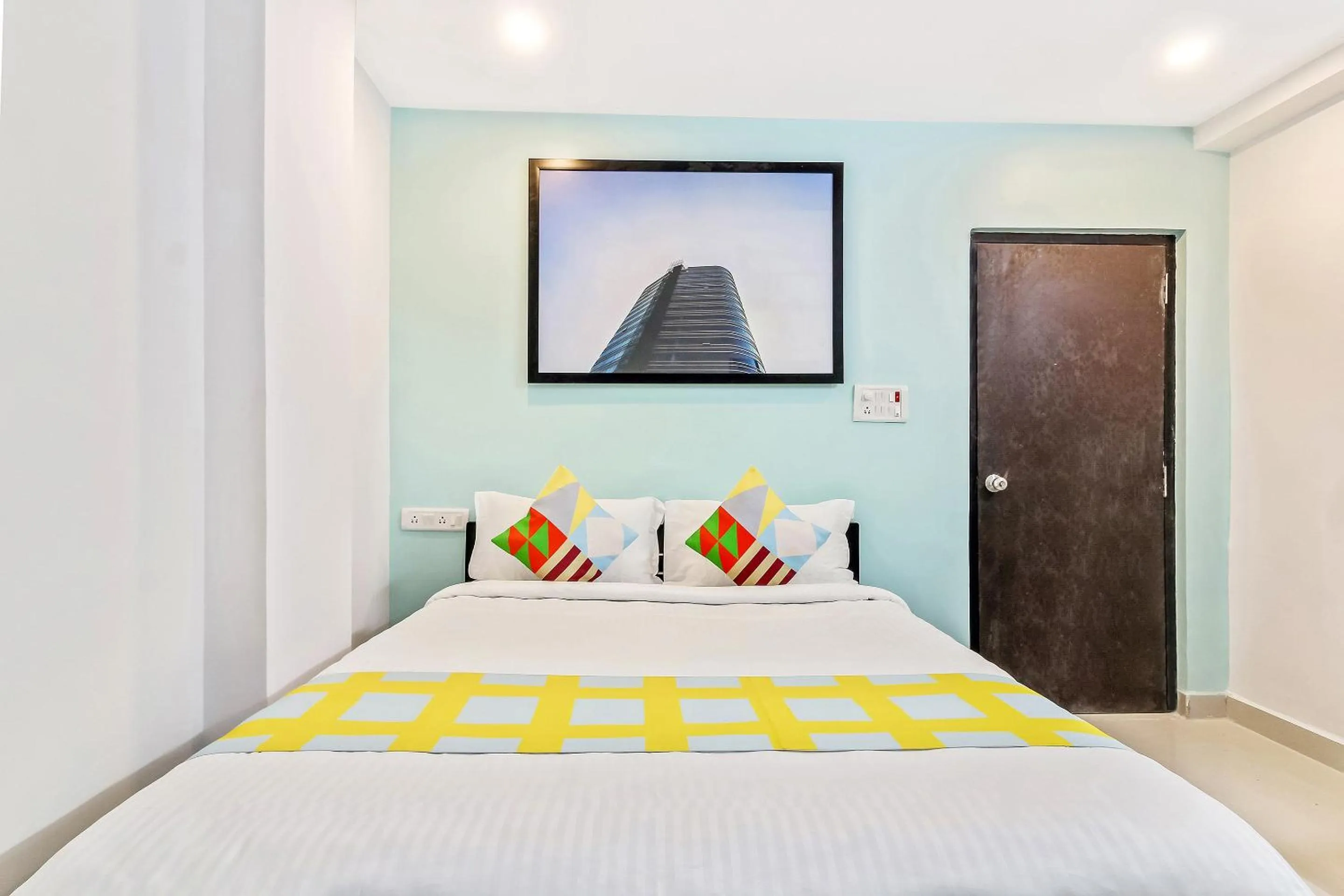 Facade/entrance, Bed in Collection O Vennela Residency