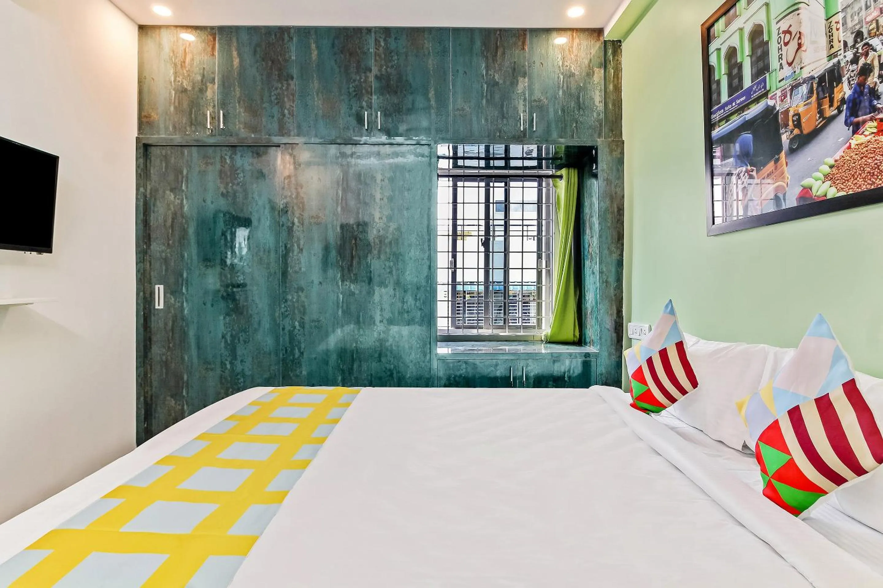 Bedroom, Bed in Collection O Vennela Residency