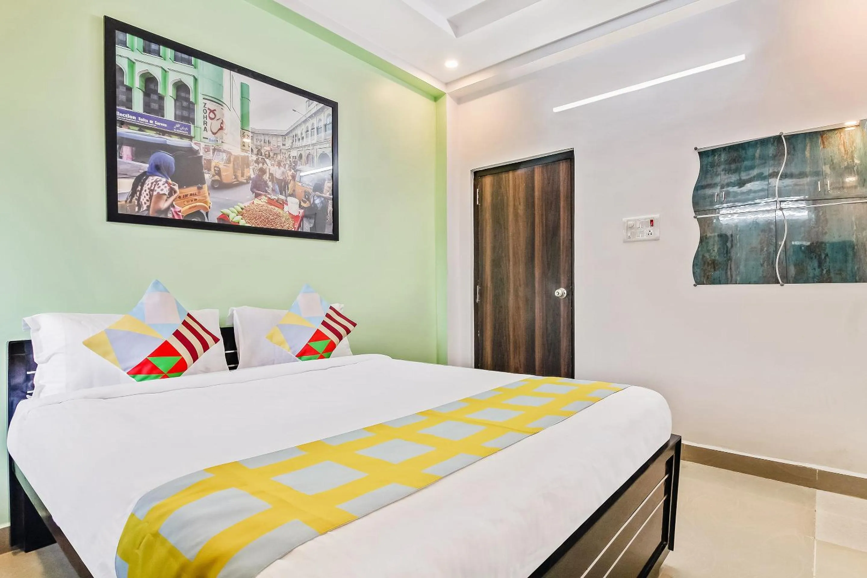 Bedroom, Bed in Collection O Vennela Residency