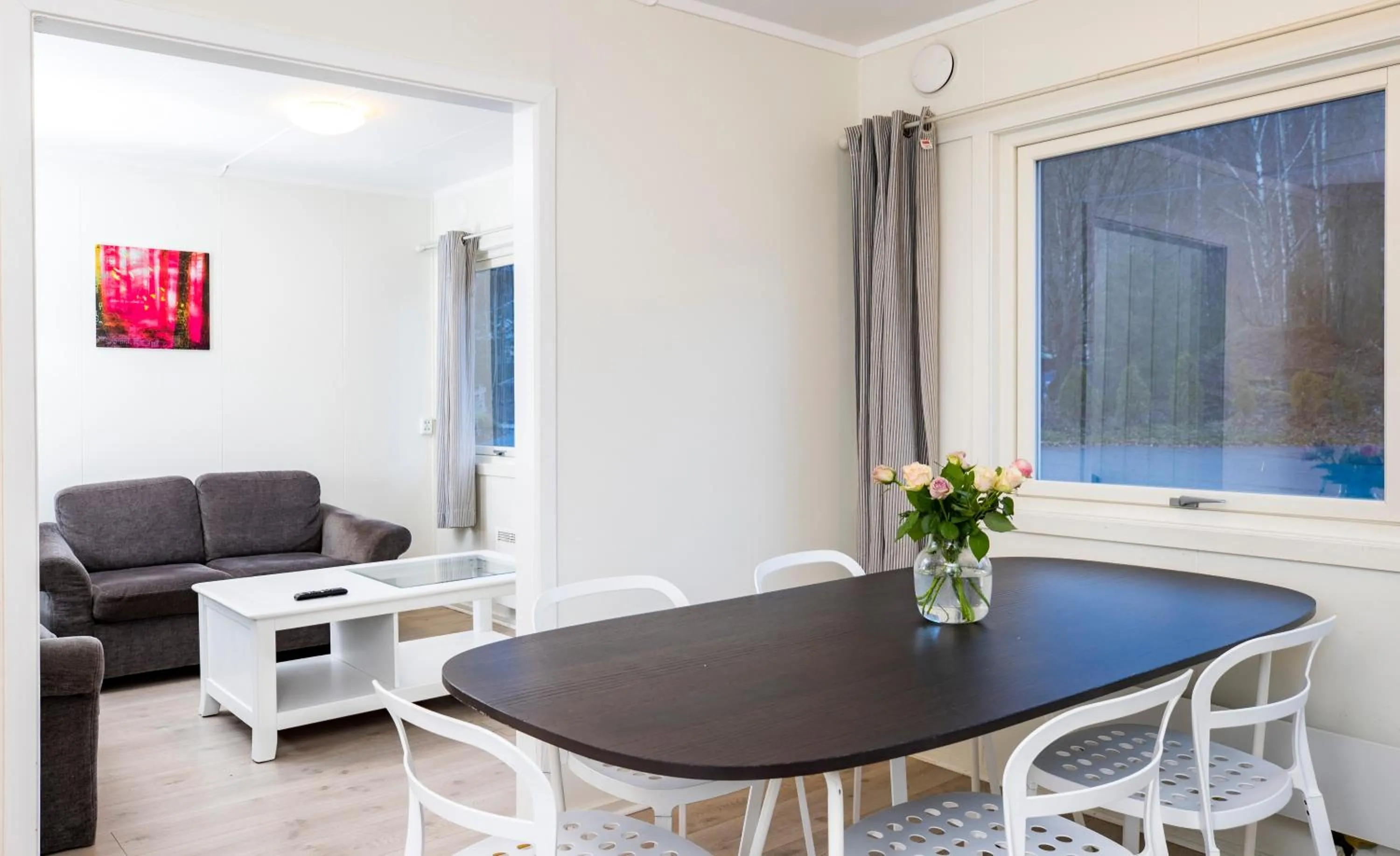 Living room in Lillehammer Camping