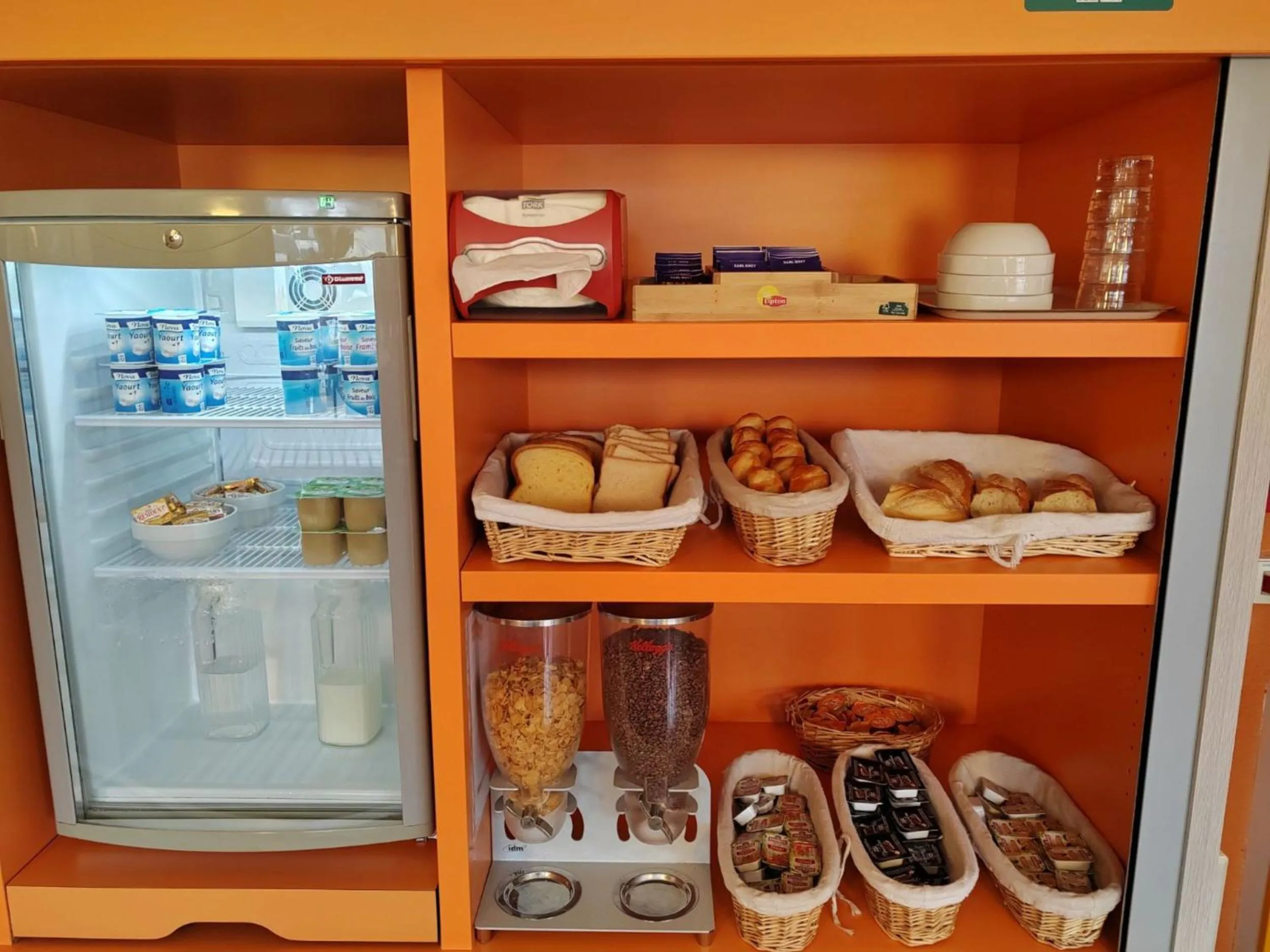 Continental breakfast in Premiere Classe Troyes Sud - Parc St Thibault - Buchères