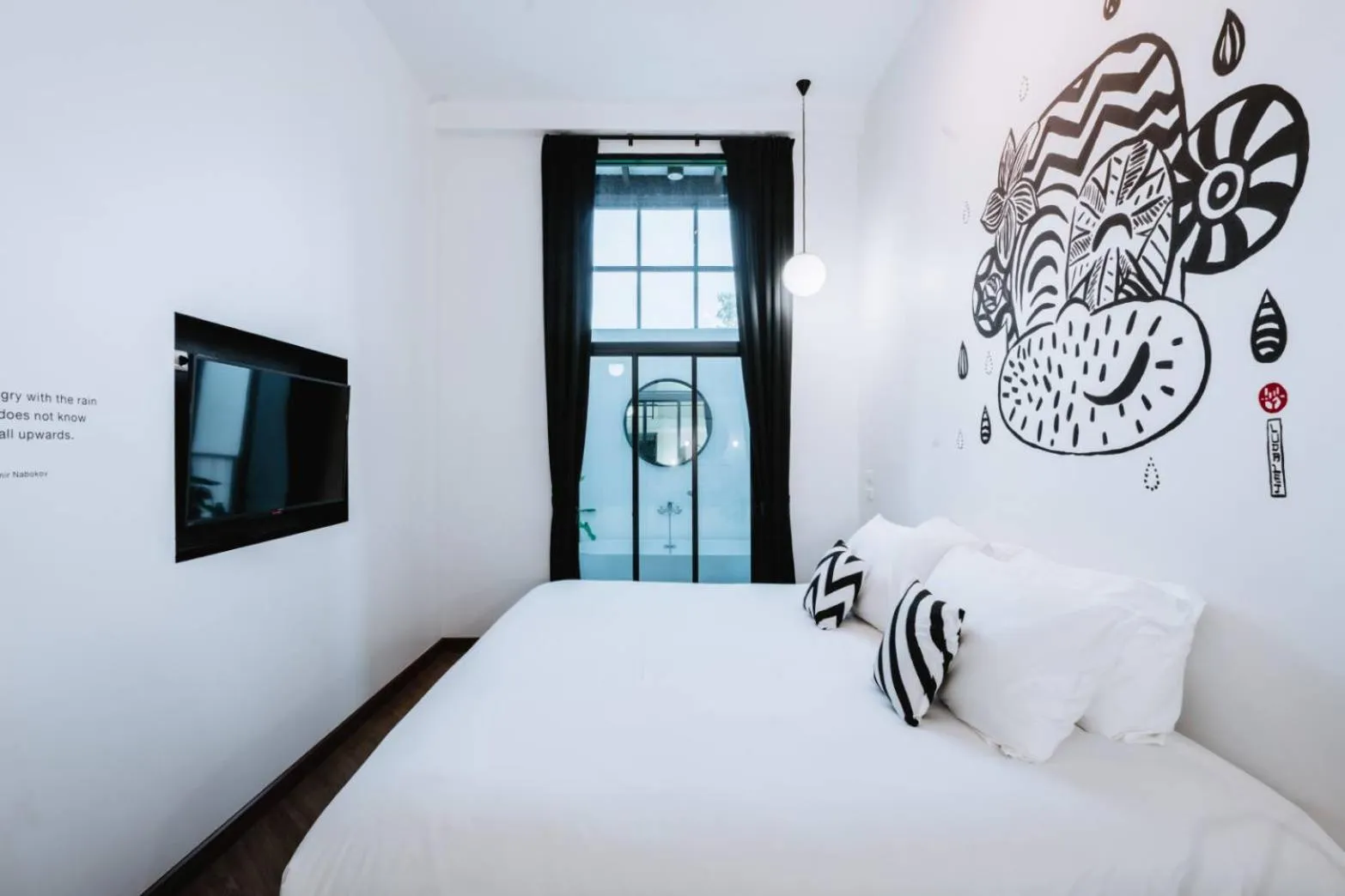 Bed in Blu Monkey Hub & Hotel Ranong