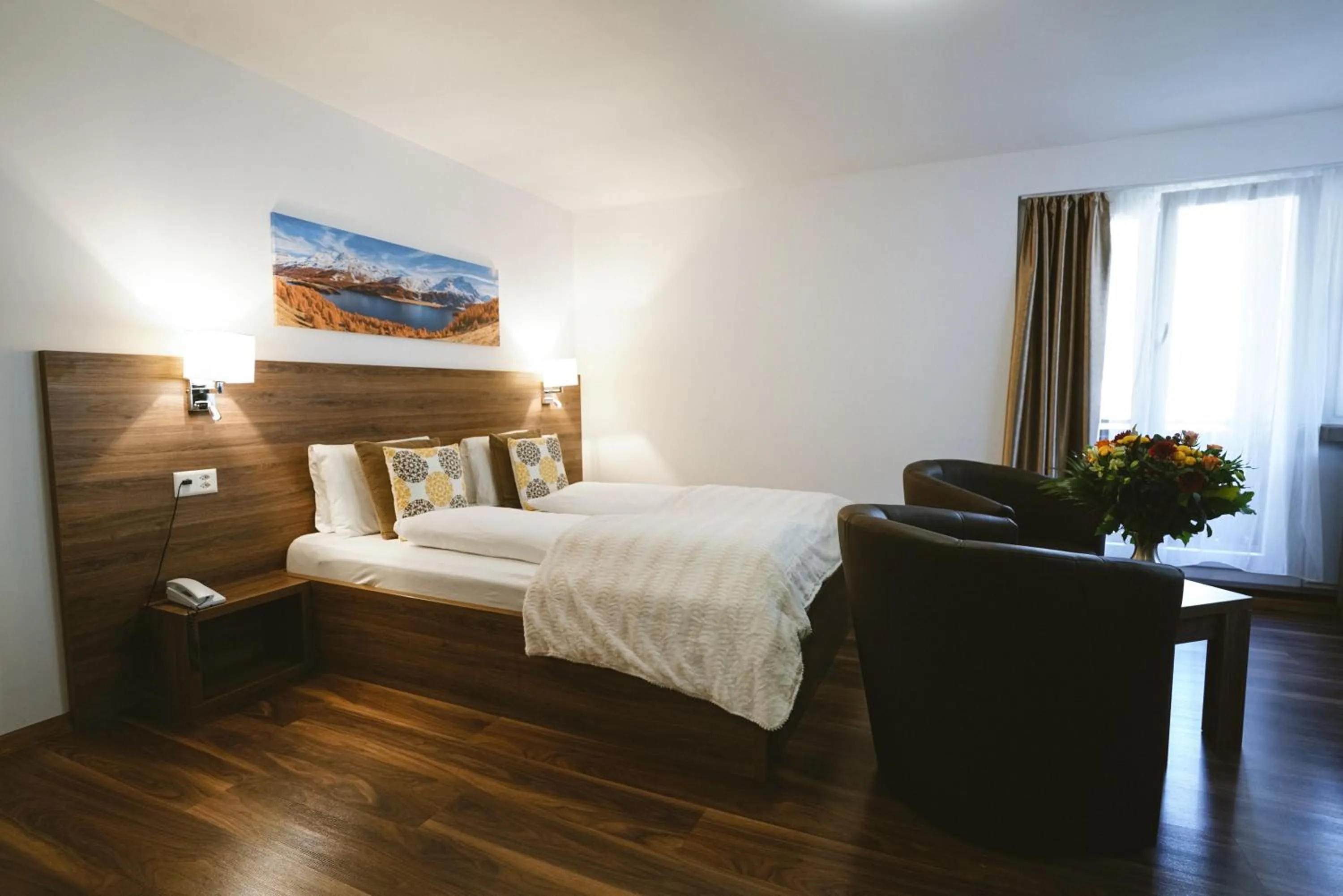 Photo of the whole room, Bed in Hotel Römerhof