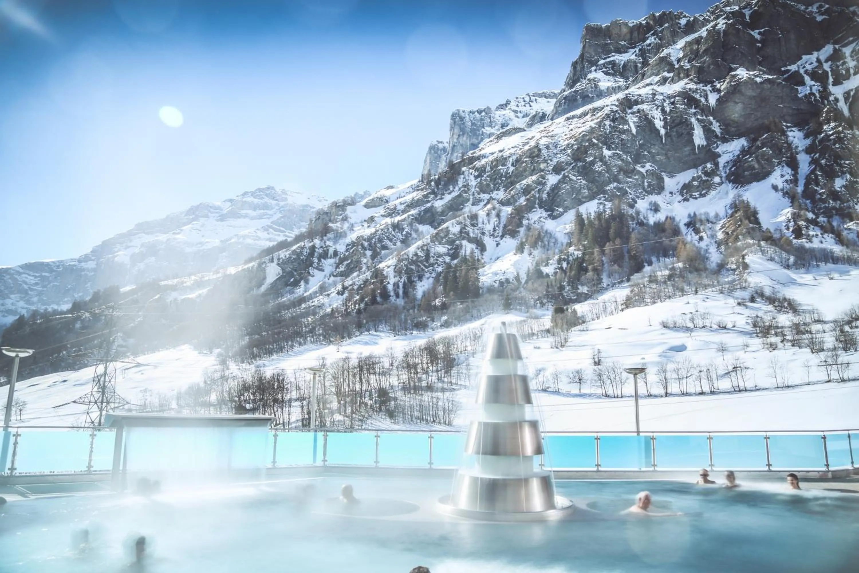 Hot Spring Bath in Hotel Römerhof