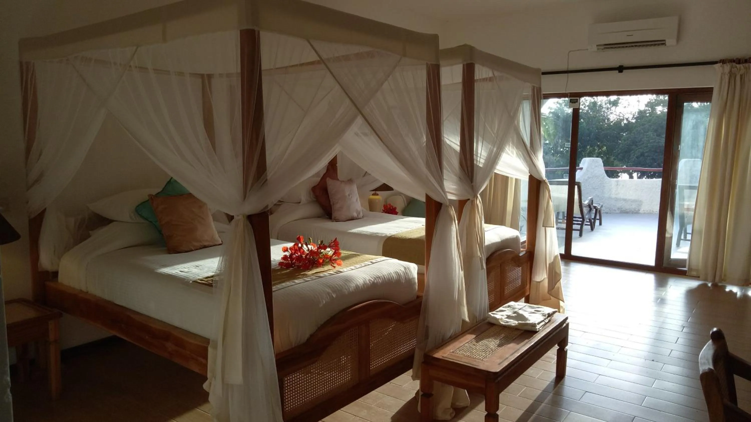 Balcony/Terrace, Bed in Ocean Village Club (Adults Only)